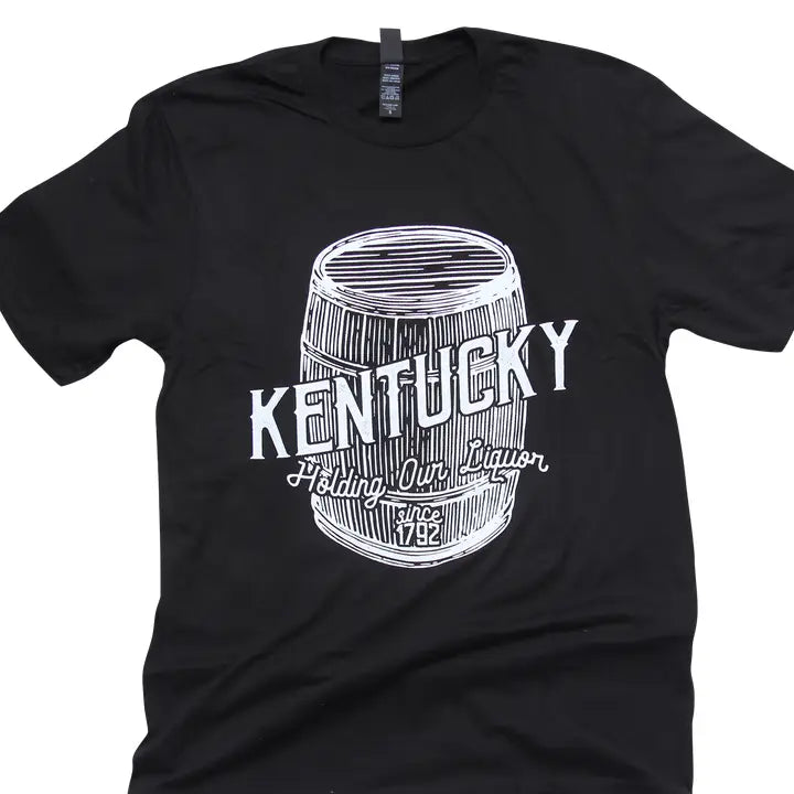 Black KY Holding Our Liquor T-Shirt - Barrel Down South