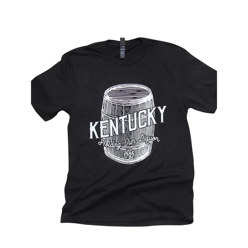 Black KY Holding Our Liquor T-Shirt - Barrel Down South