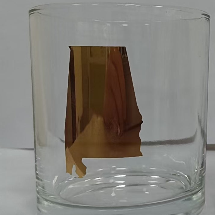 Gold Alabama Candle - Fresh Blackberry Fragrance - Barrel Down South