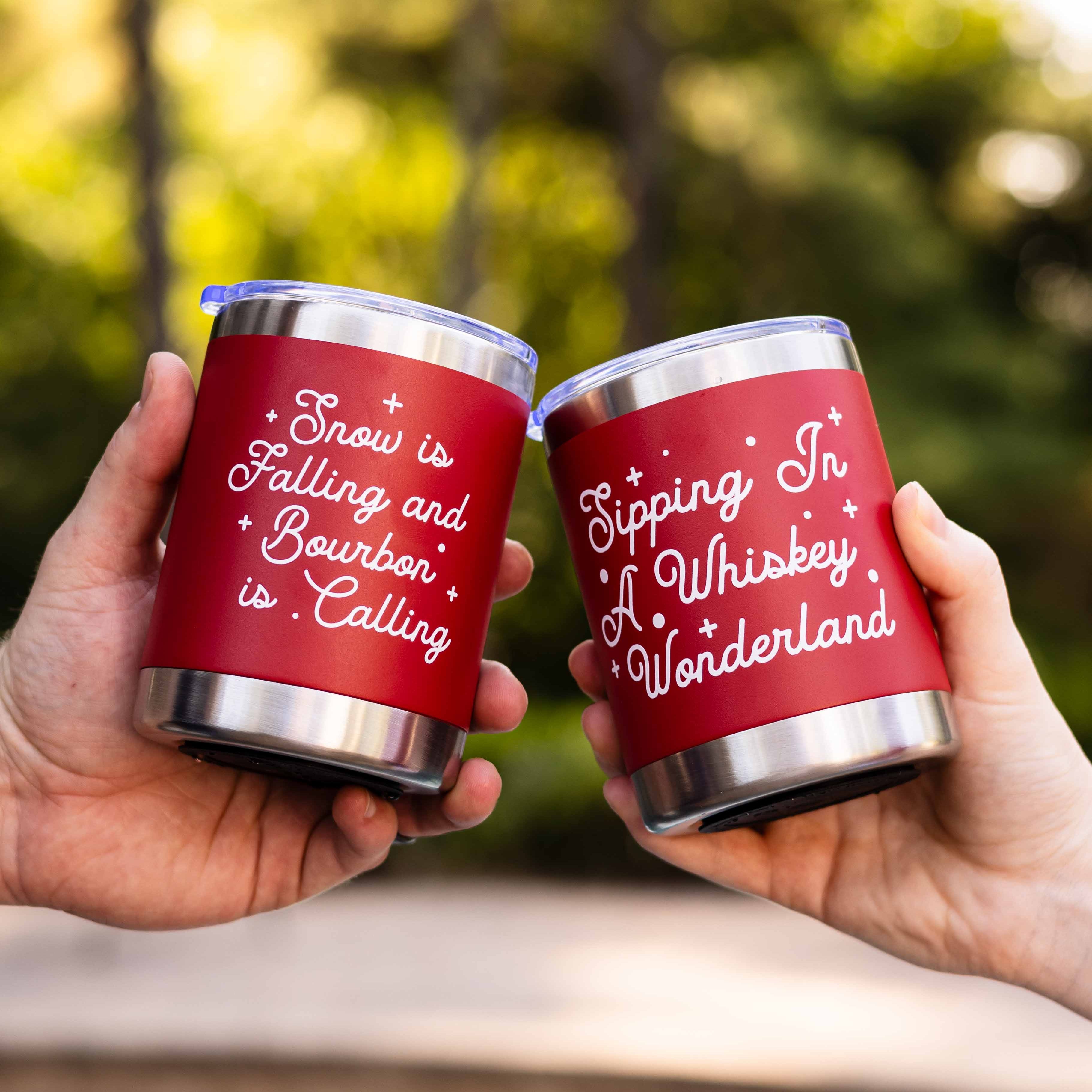 Sipping in a Whiskey Wonderland Tumbler - Barrel Down South