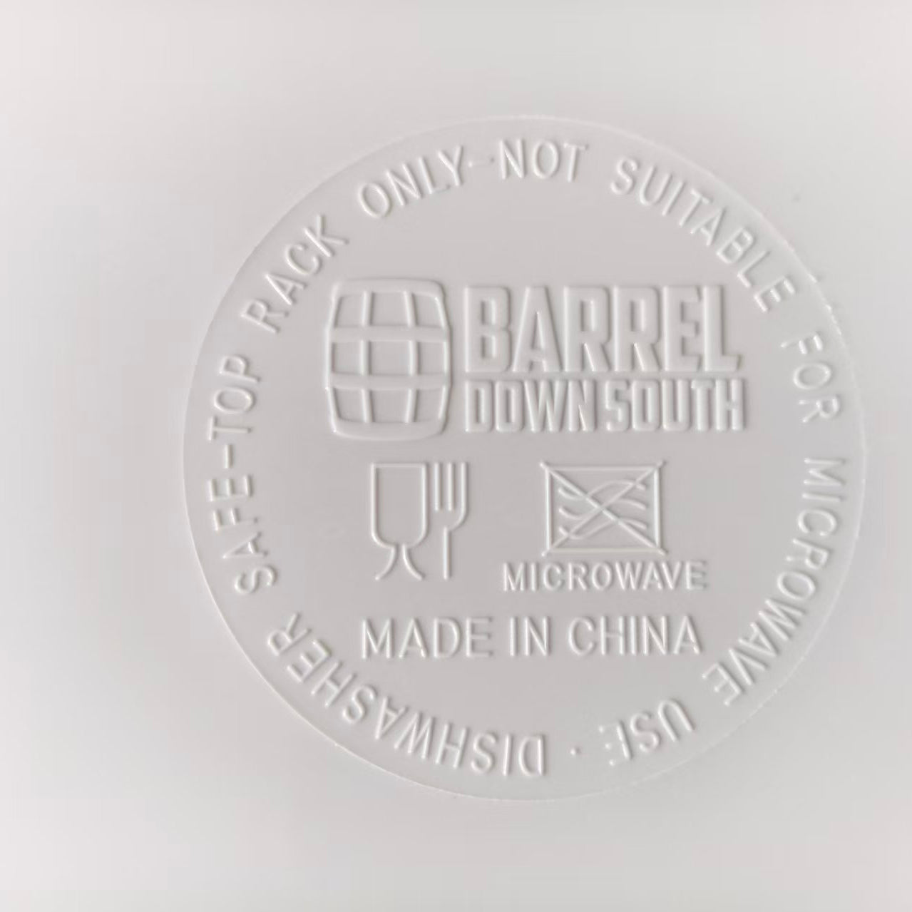 Blue Horse Racing Icons Melamine Tray - Barrel Down South