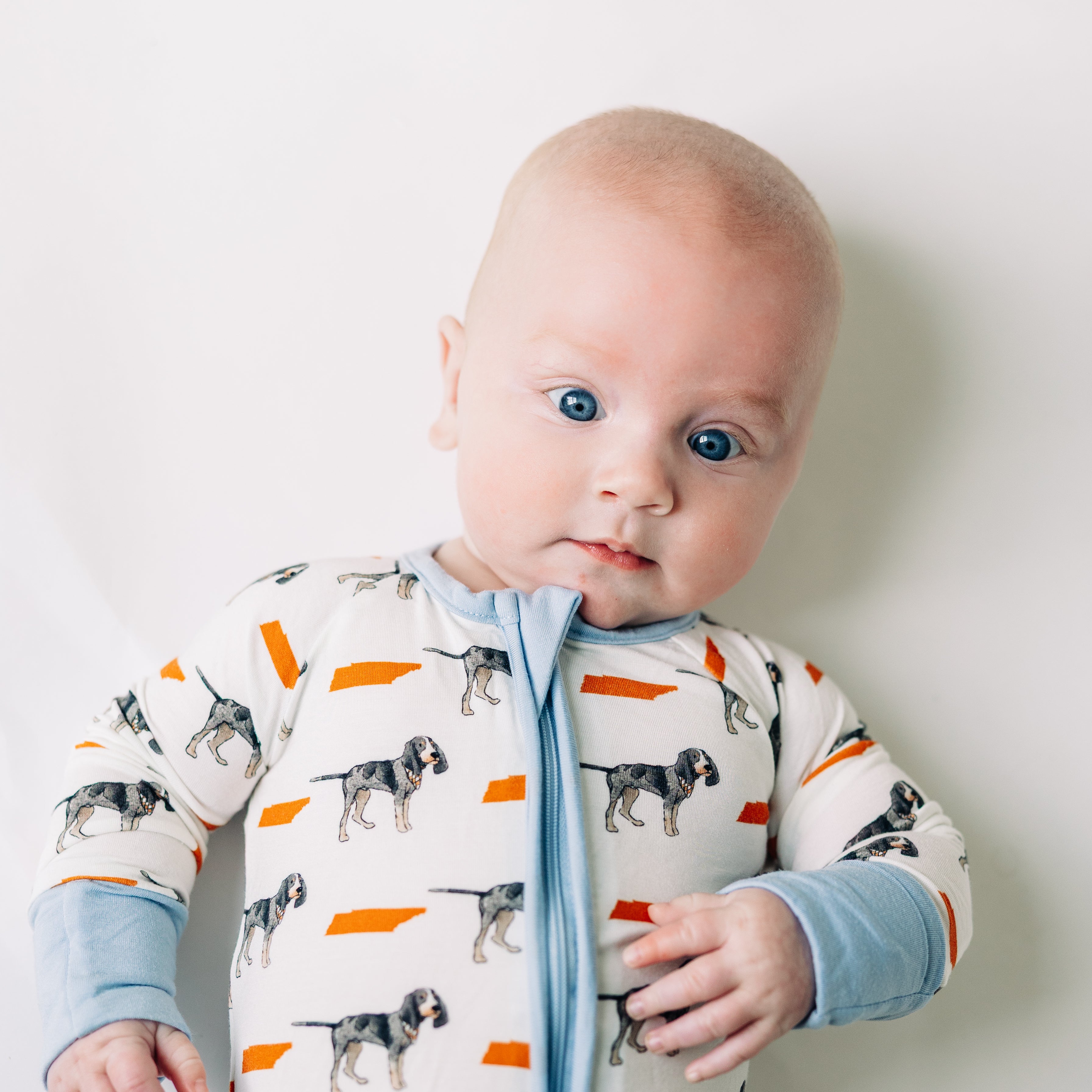 Bluetick Coonhound Tennessee Unisex Kids Pajamas - Barrel Down South