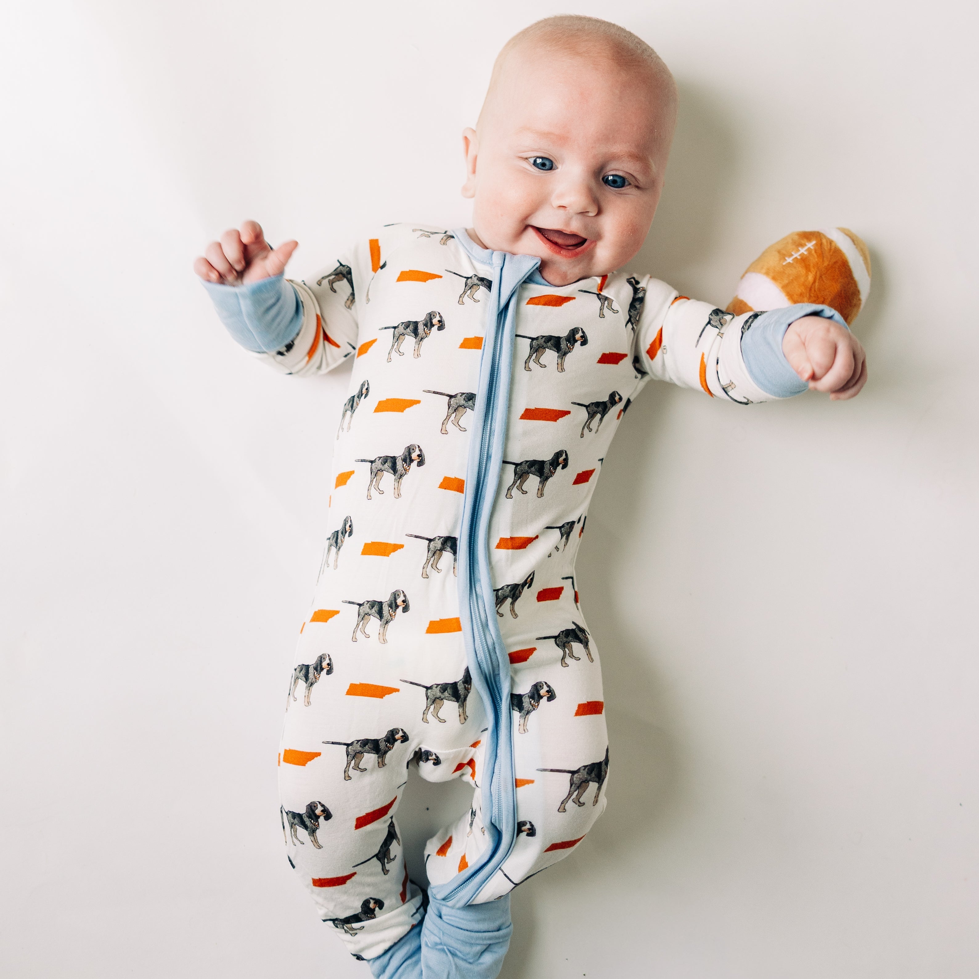 Bluetick Coonhound Tennessee Unisex Kids Pajamas - Barrel Down South