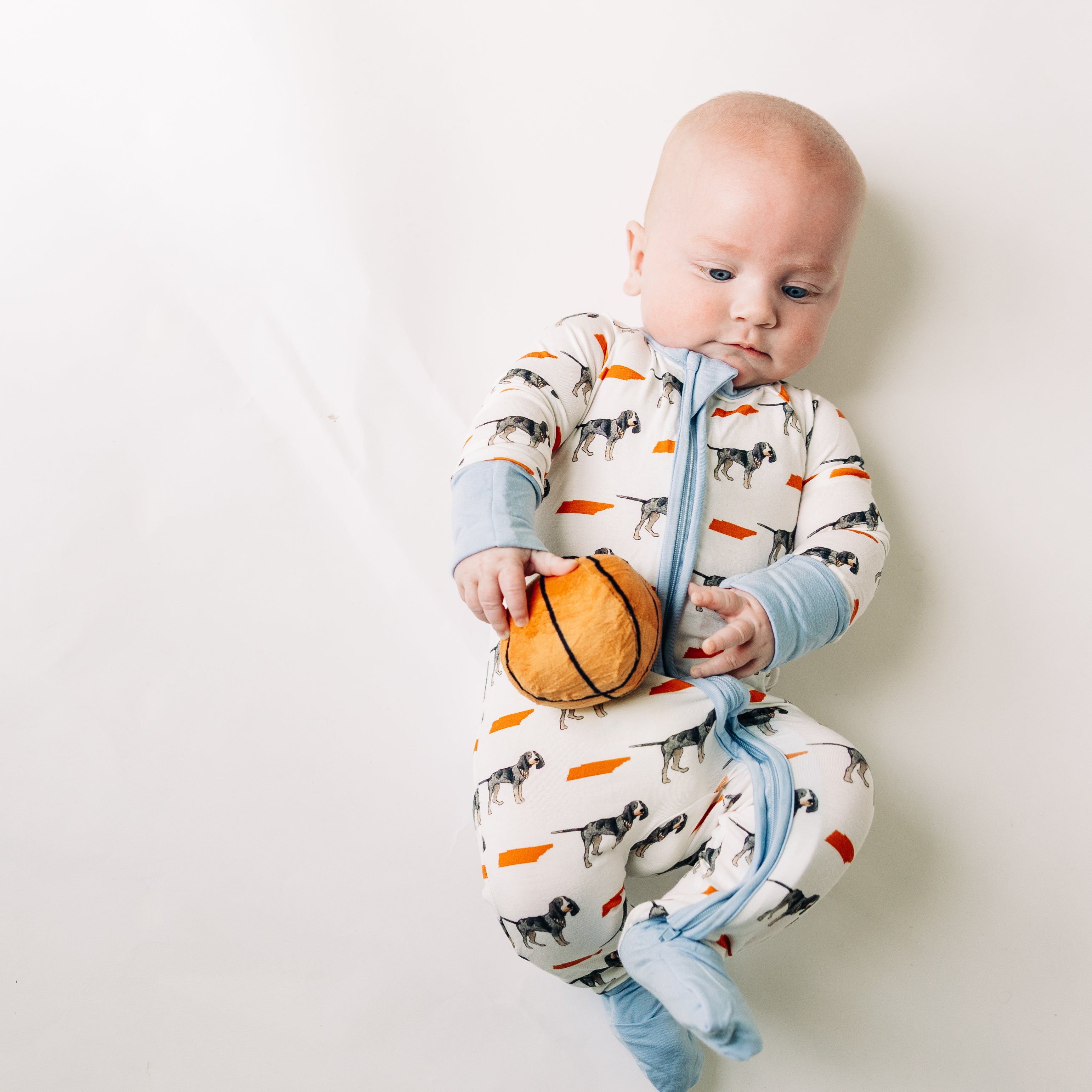 Bluetick Coonhound Tennessee Unisex Kids Pajamas - Barrel Down South