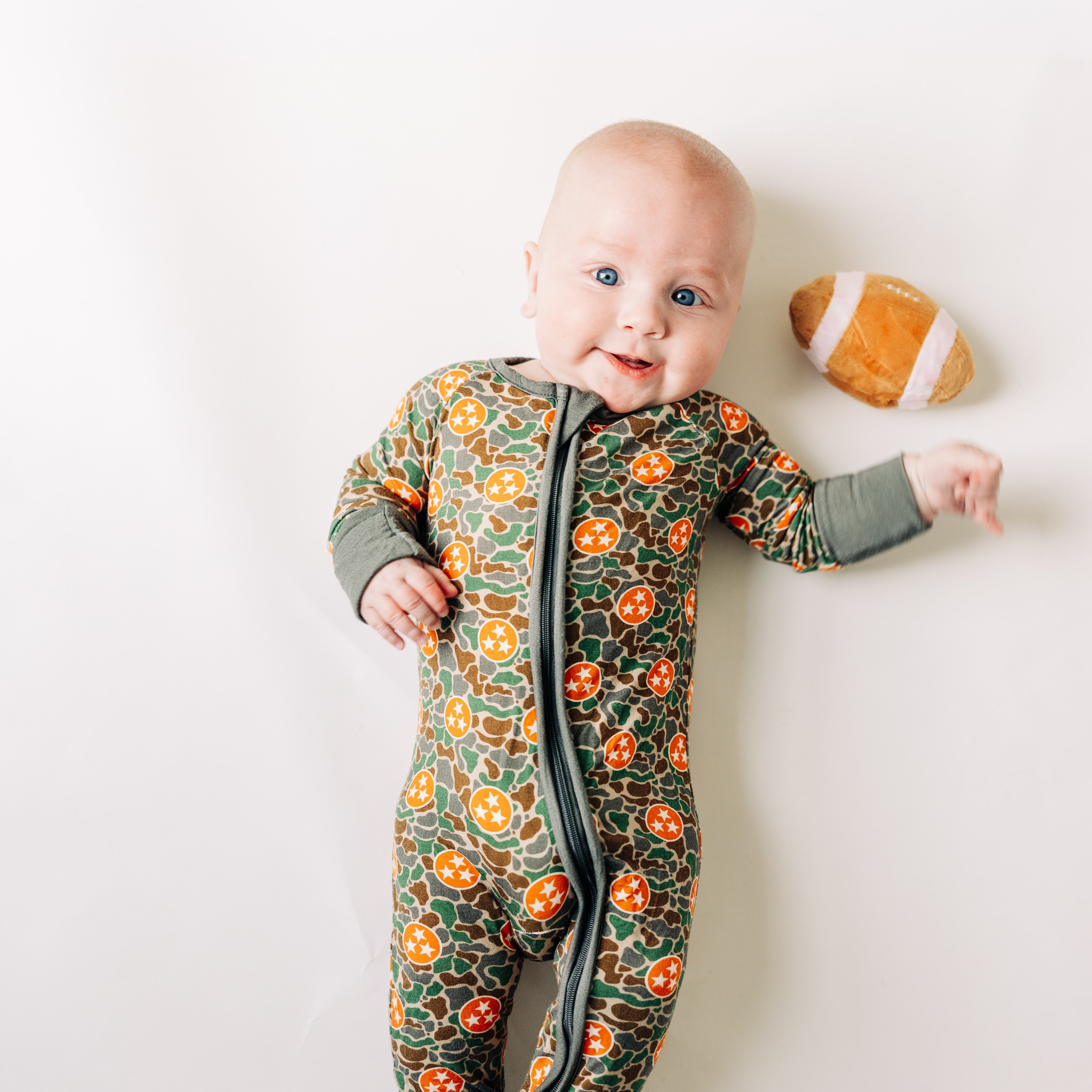 Camo Tri Star Unisex Kids Pajamas - Barrel Down South