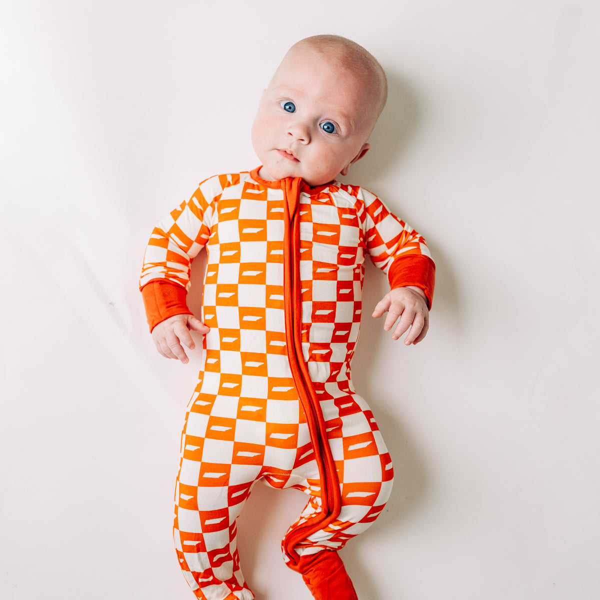 Checkerboard Tennessee Unisex Kids Pajamas - Barrel Down South