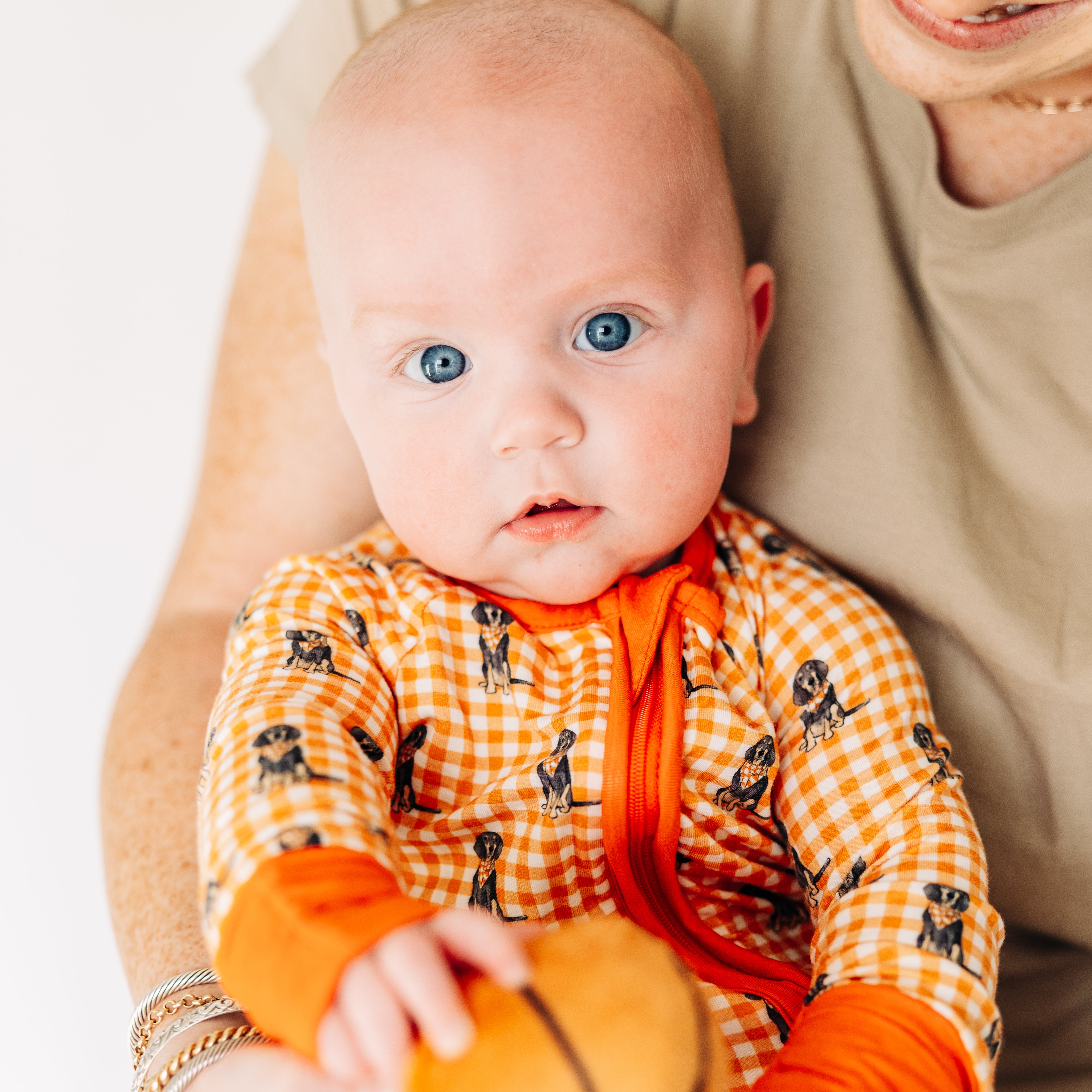 Bluetick Coonhound Stripe Unisex Kids Pajamas - Barrel Down South