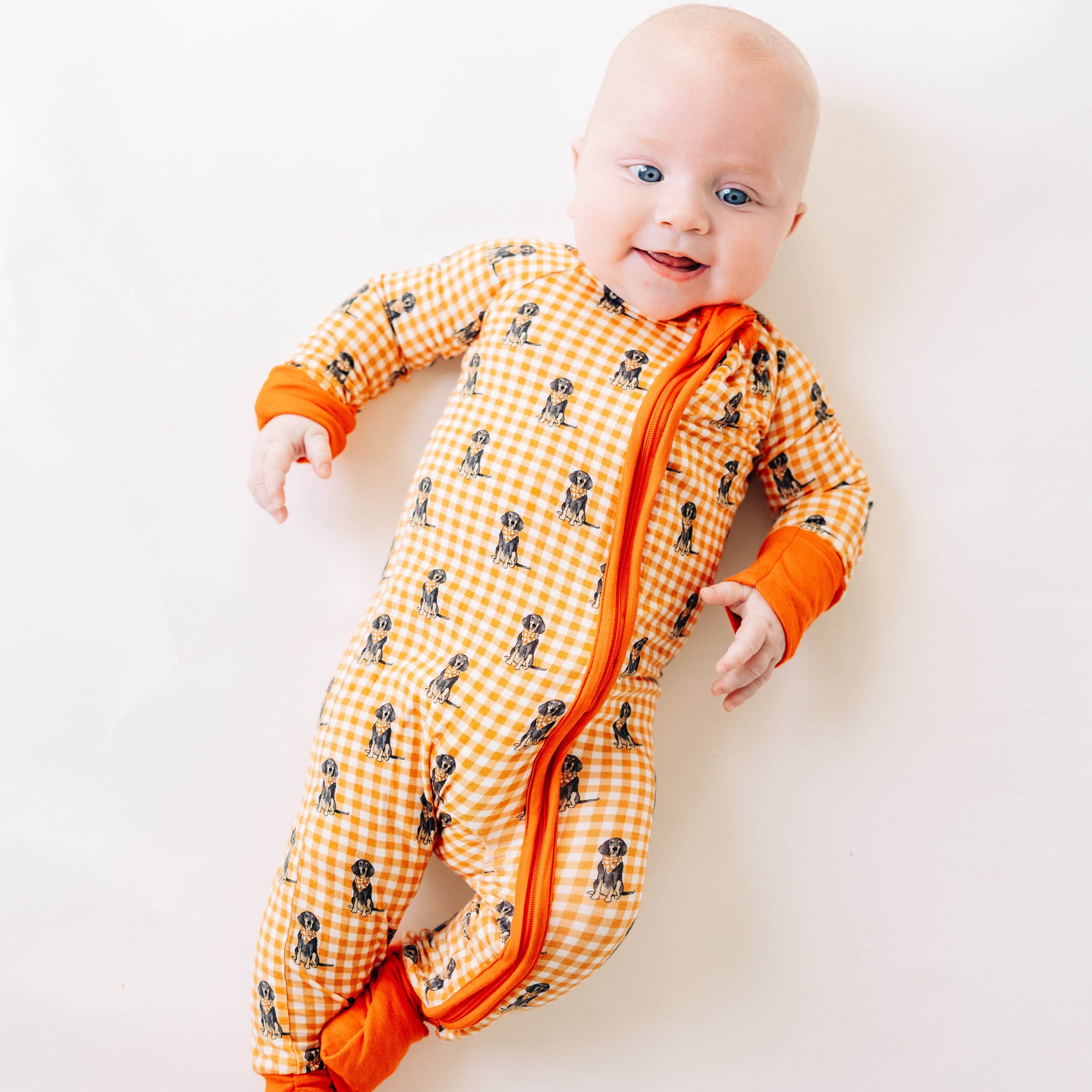 Bluetick Coonhound Stripe Unisex Kids Pajamas - Barrel Down South
