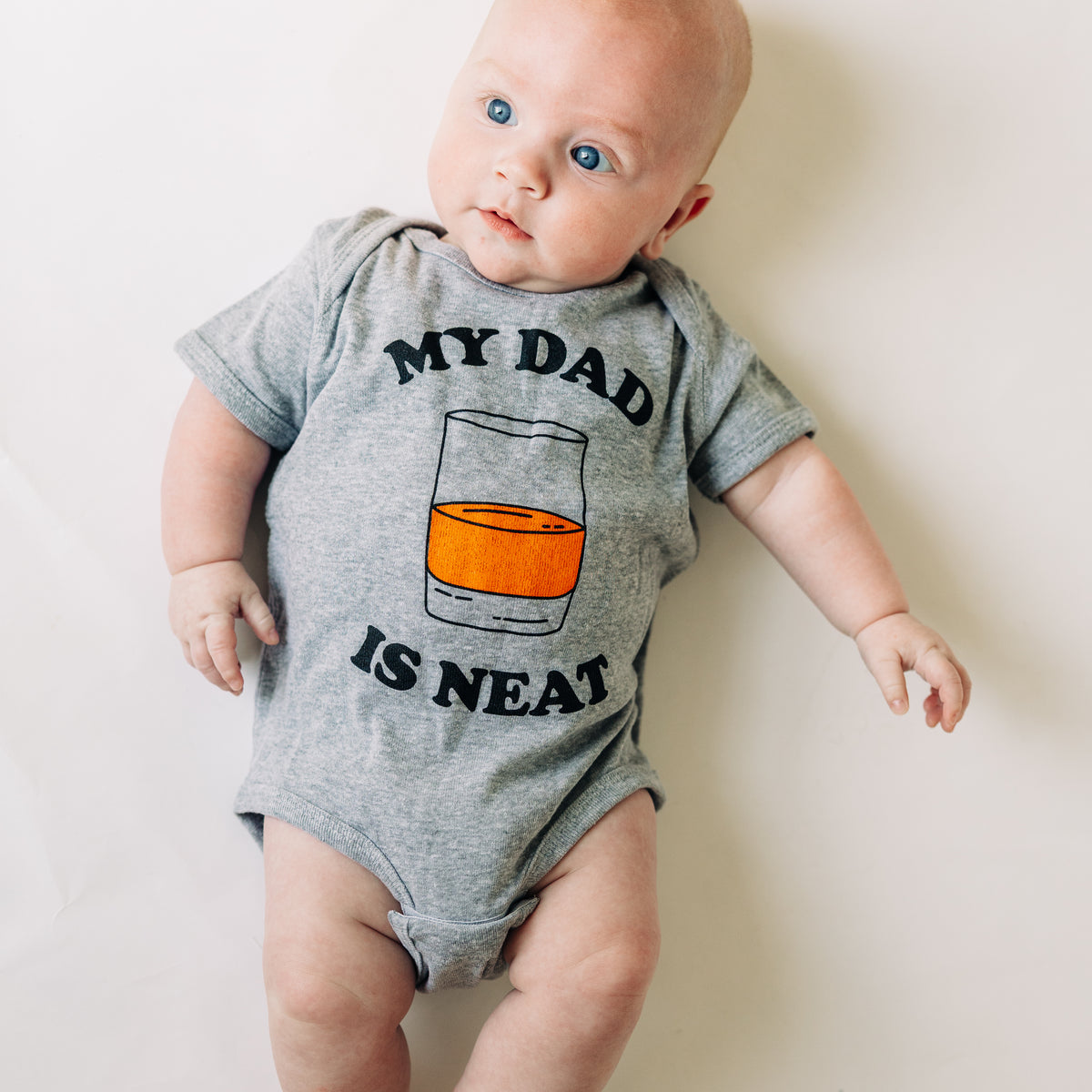 My Dad Is Neat Bourbon Unisex Kids' Onesie - Barrel Down South