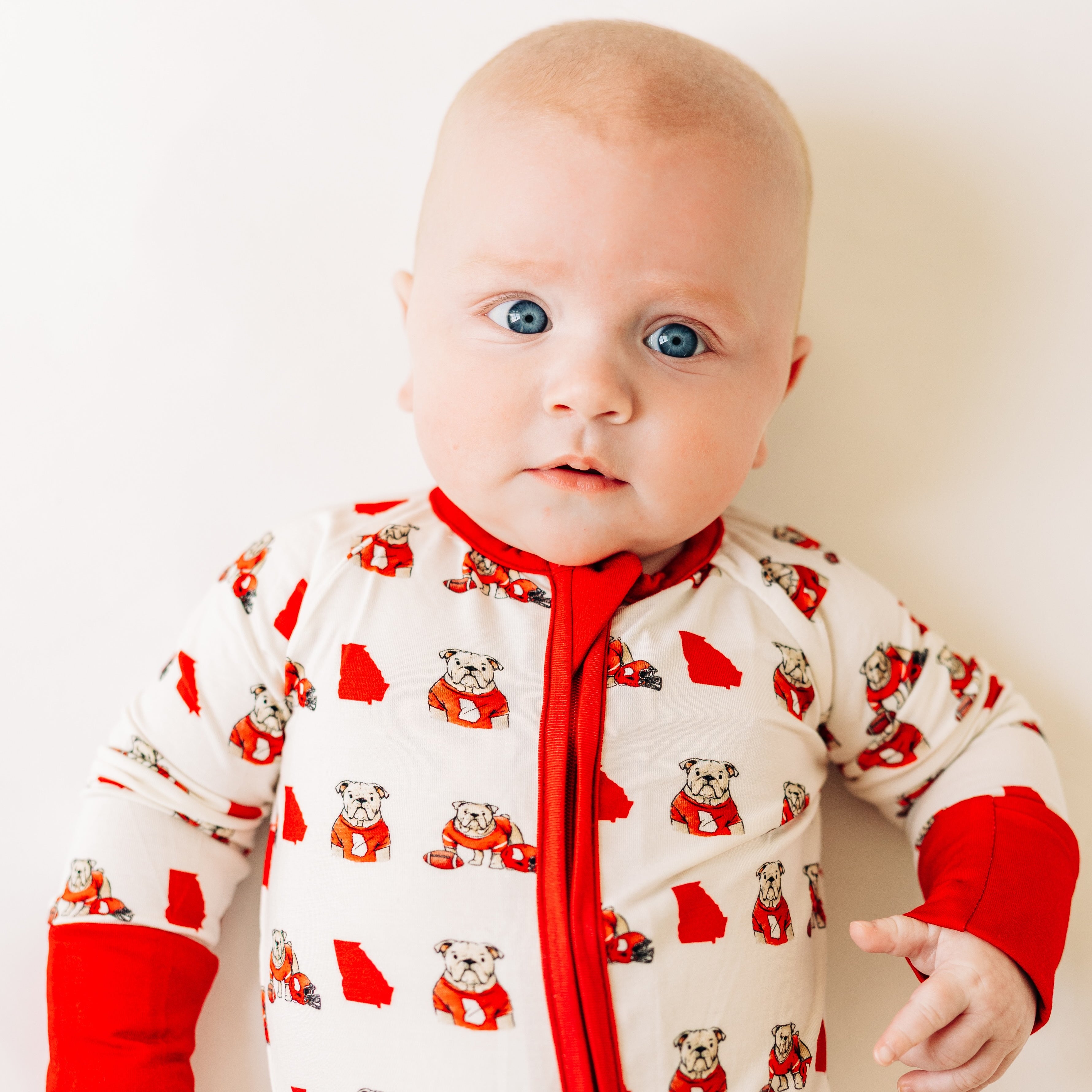 Georgia State Shape Unisex Kids Pajamas - Barrel Down South