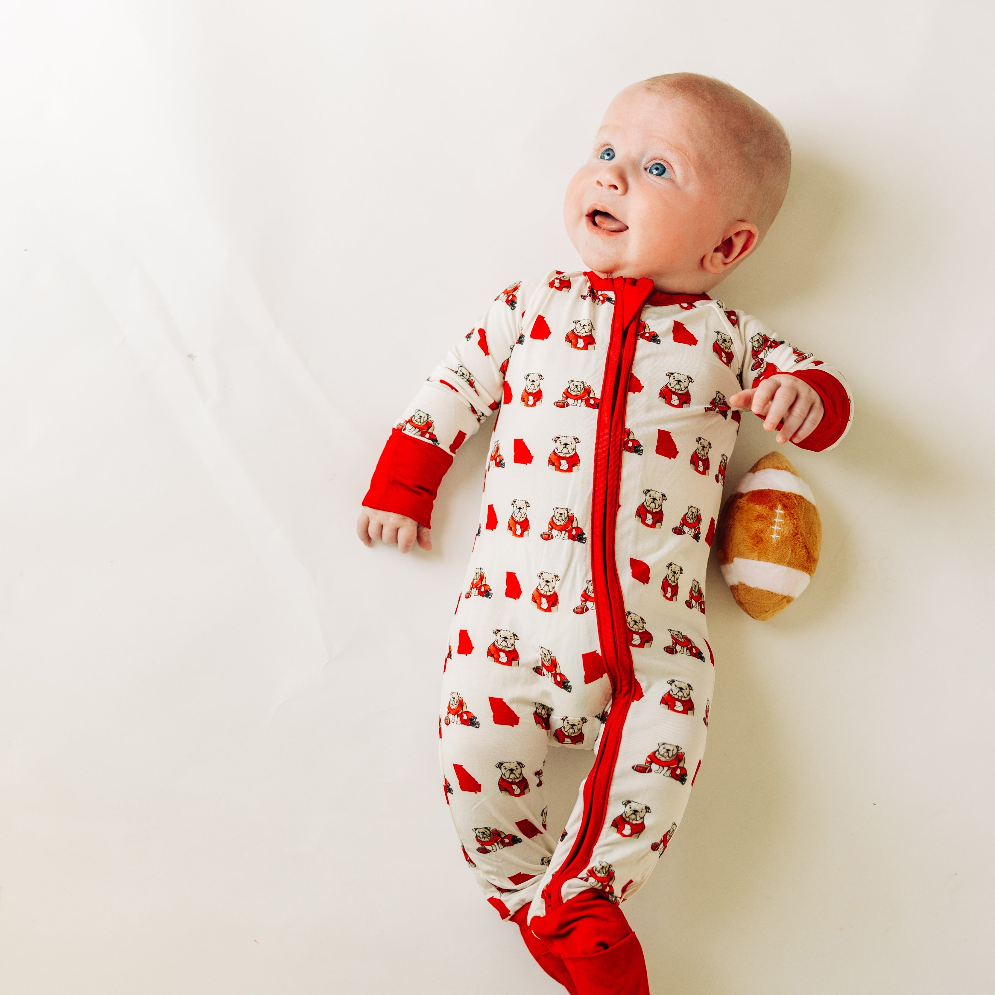 Georgia State Shape Unisex Kids Pajamas - Barrel Down South