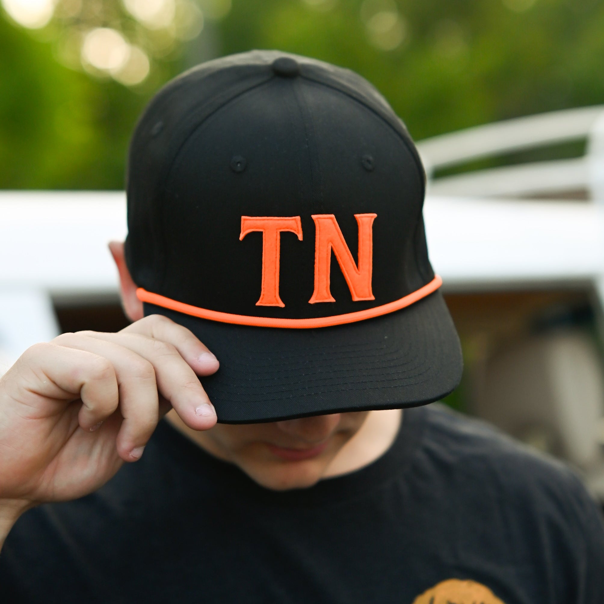 Black TN Sewn Felt Rope Hat - Barrel Down South