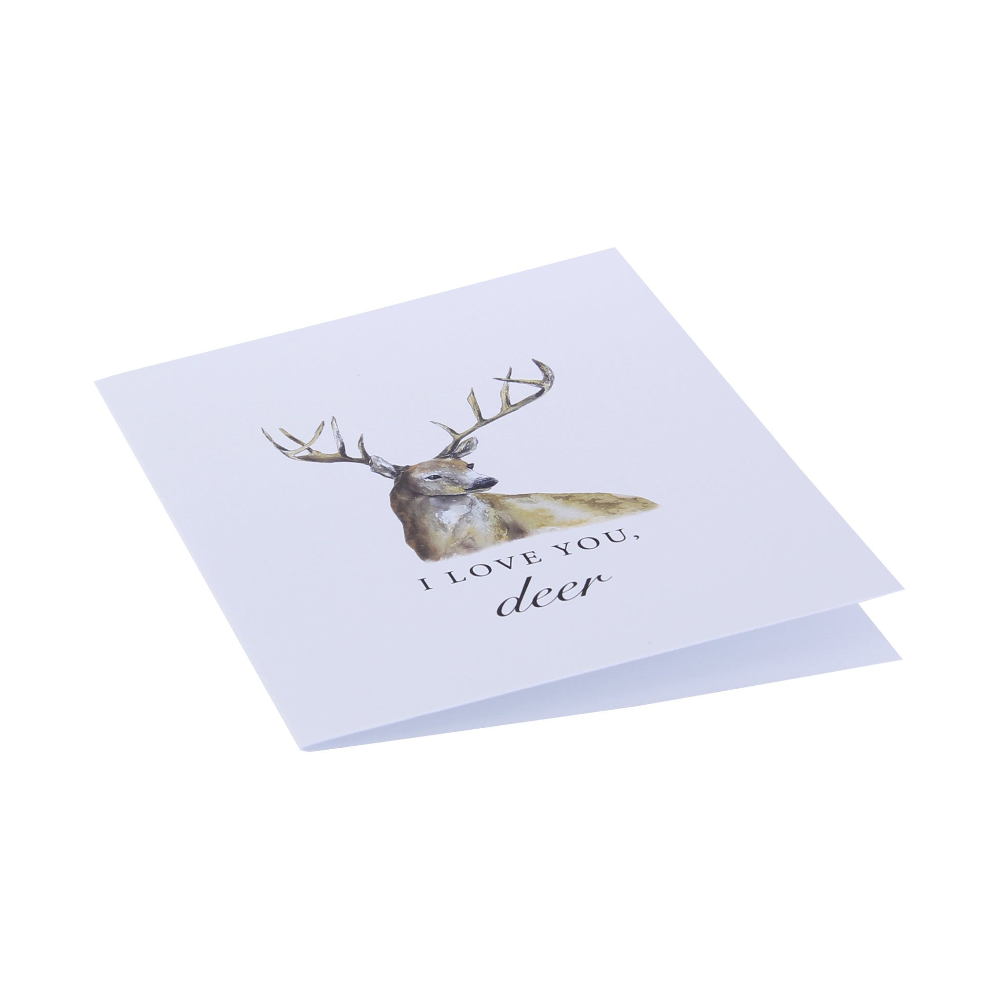I Love You Deer Funny Deer Greeting Card - Barrel Down South