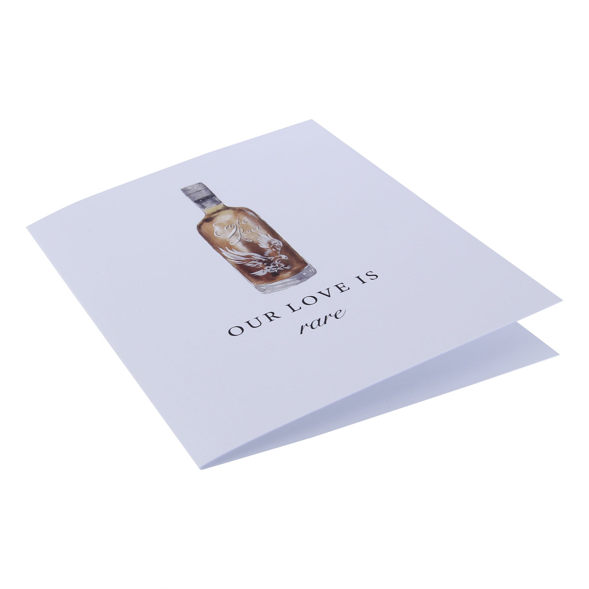 Our Love Is Rare Funny Bourbon Whiskey Greeting Card - Barrel Down South
