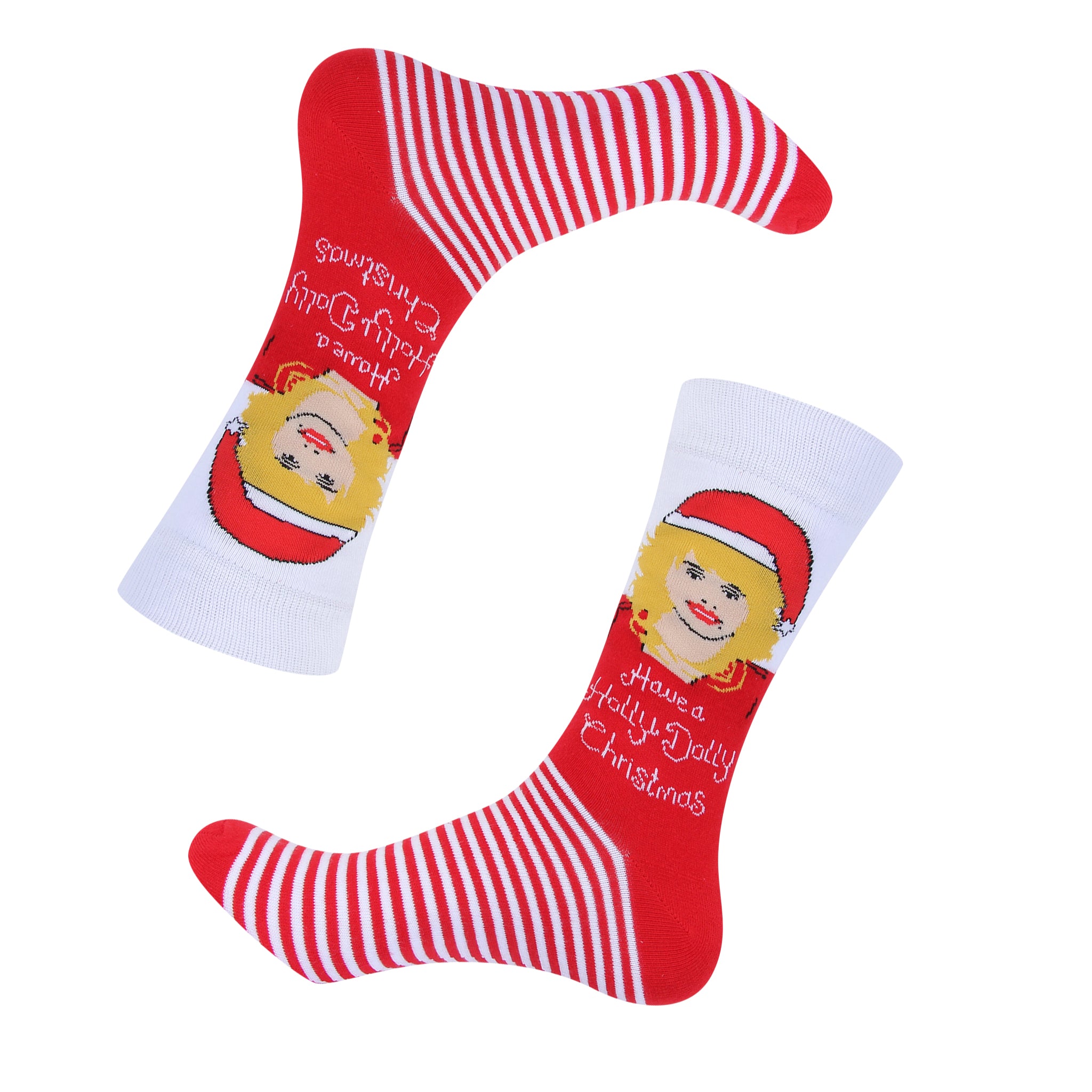 Holly Dolly Christmas Socks - Barrel Down South