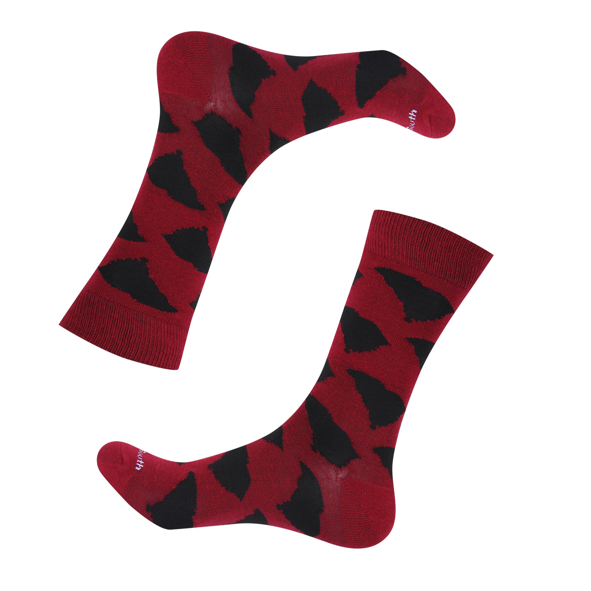 Red/Black South Carolina Socks - Barrel Down South