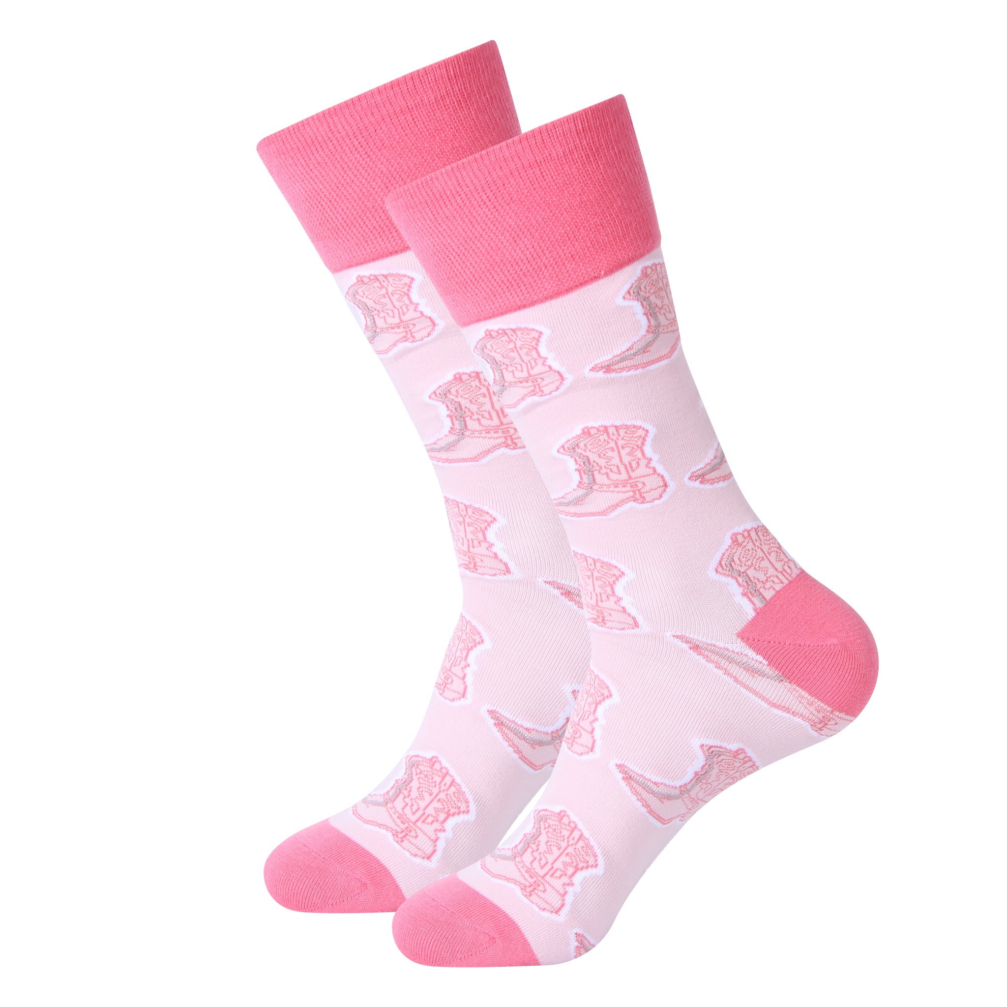 Pink Boot Socks