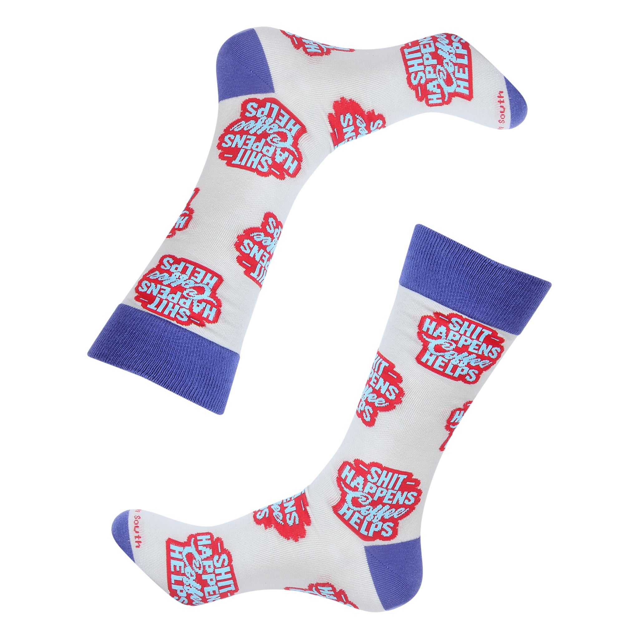 Shit Happens Coffee Helps Socks