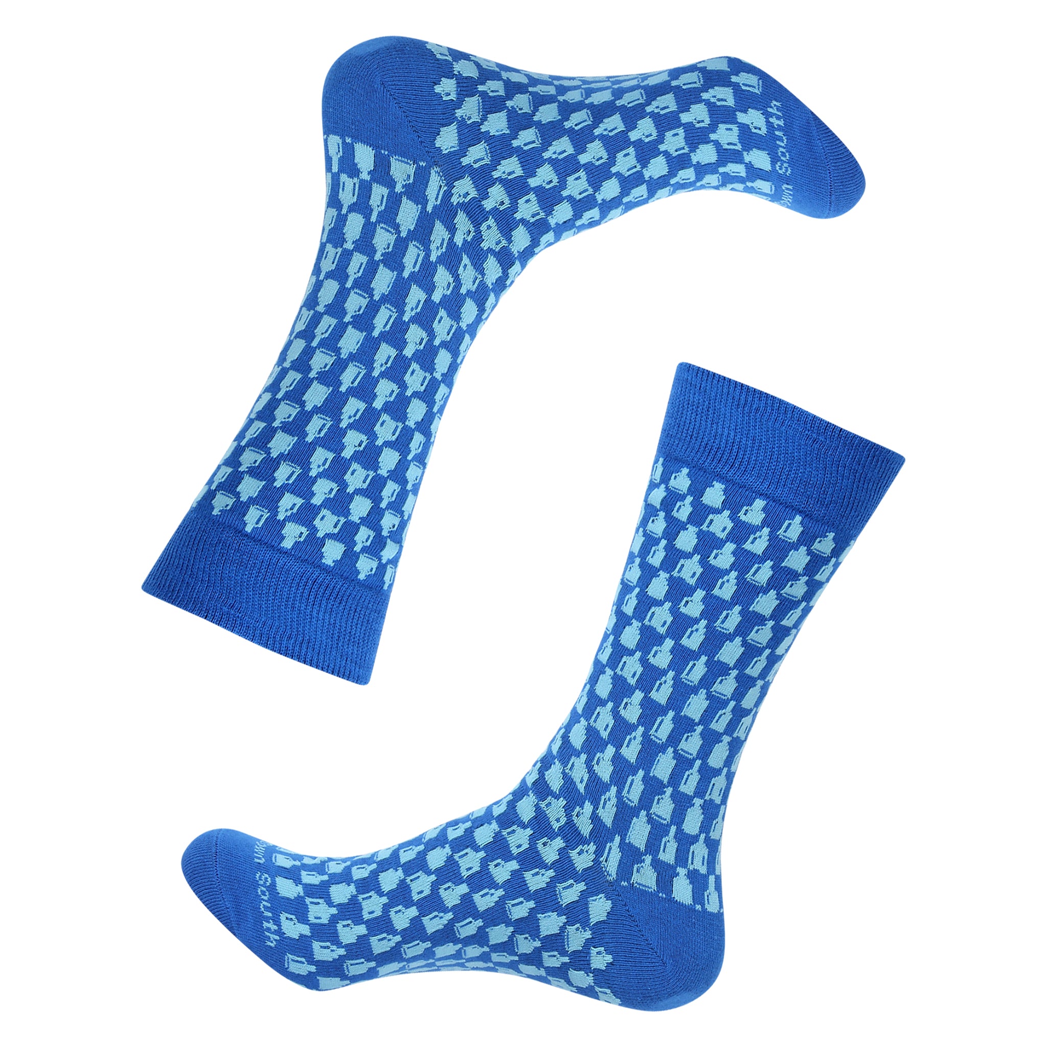 Blue Bottled Up Socks