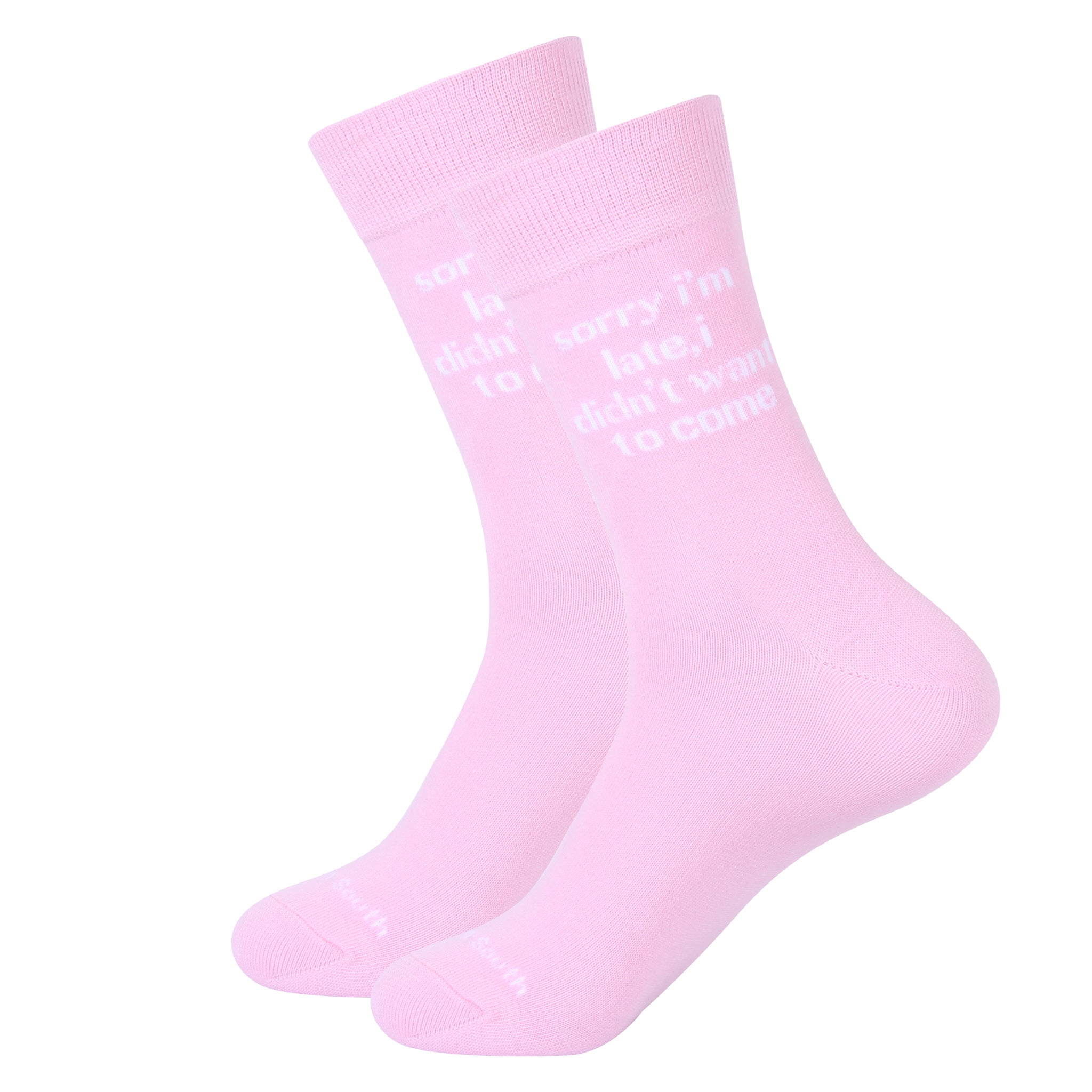 Sorry I'm Late Socks