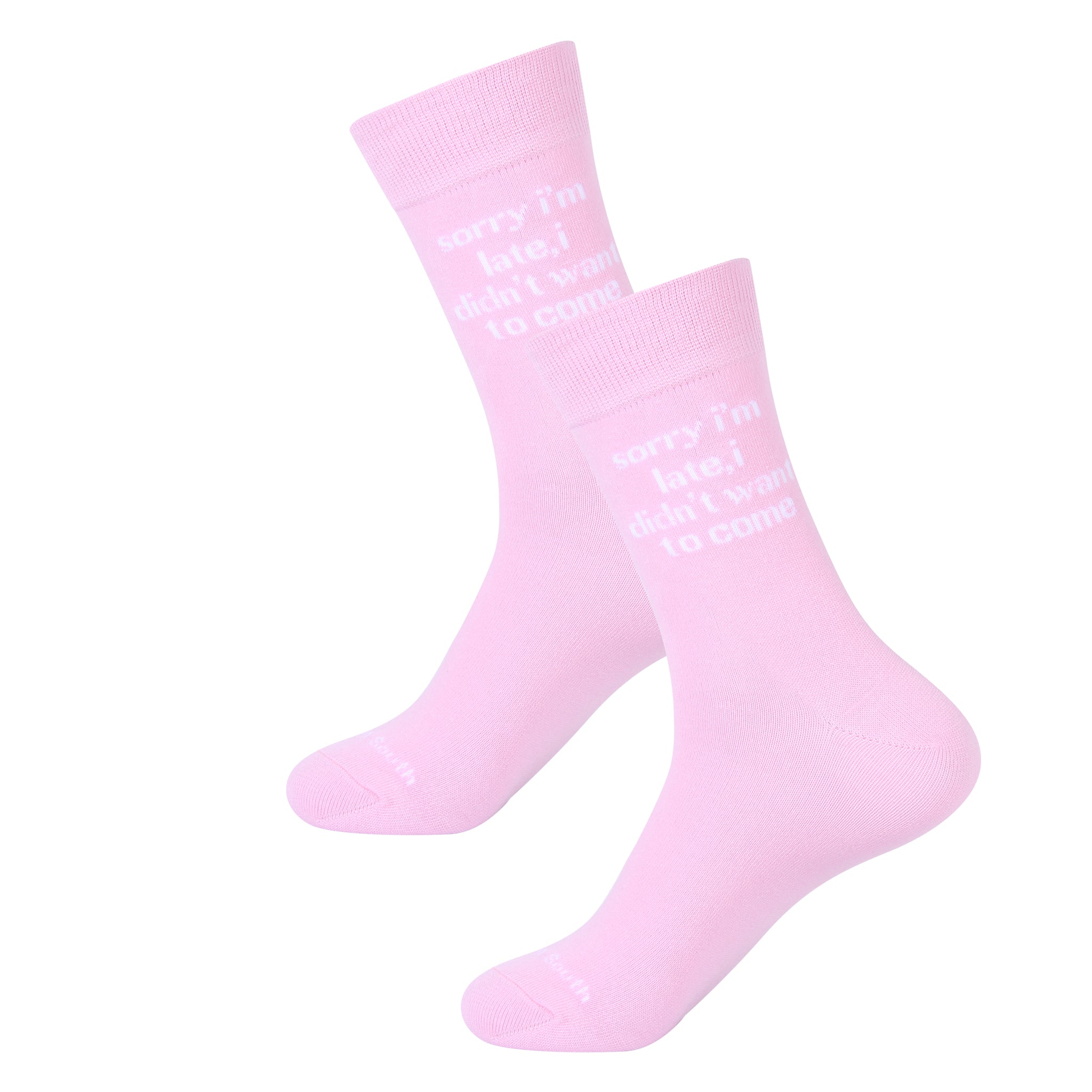 Sorry I'm Late Socks