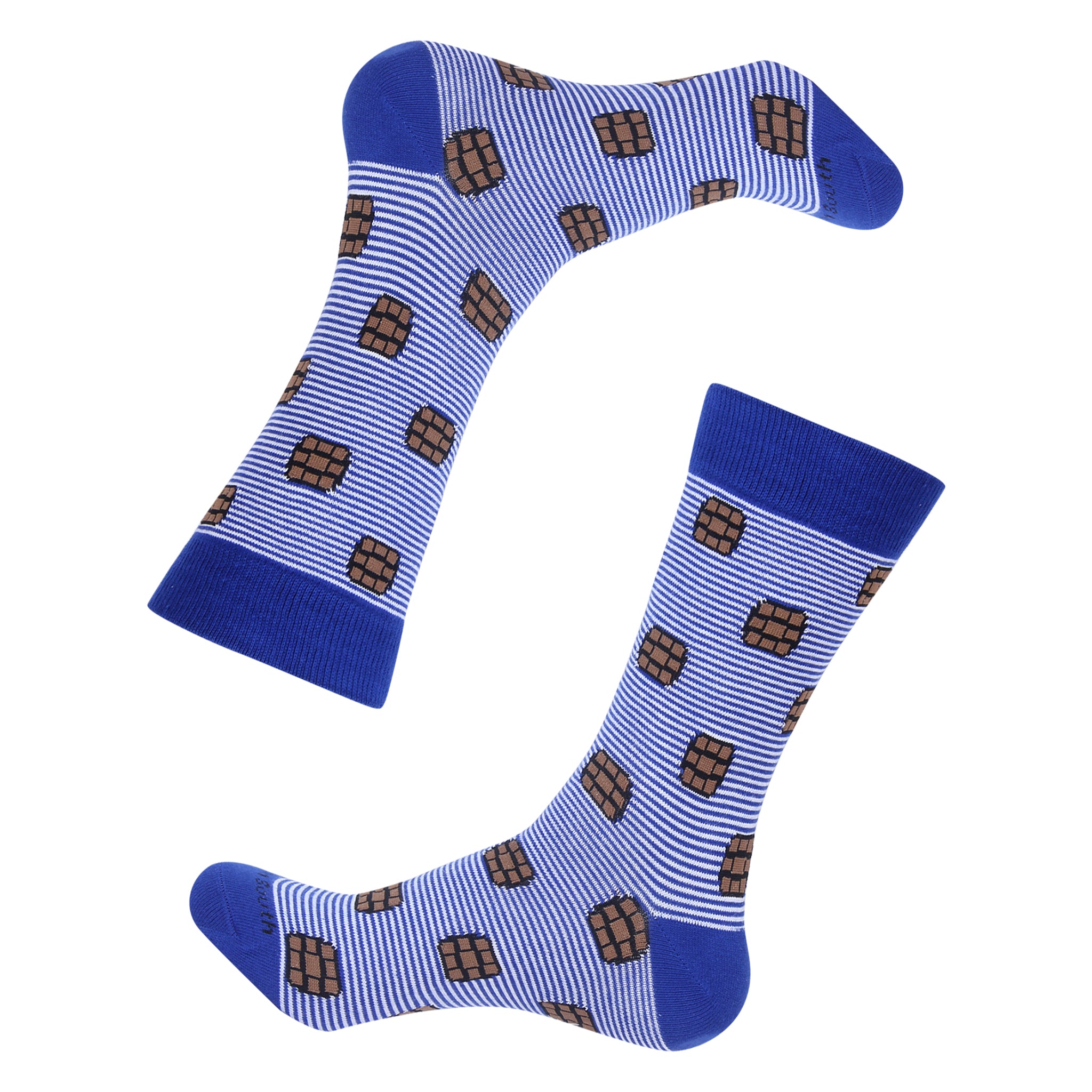 Dark Blue Bourbon Barrel Socks