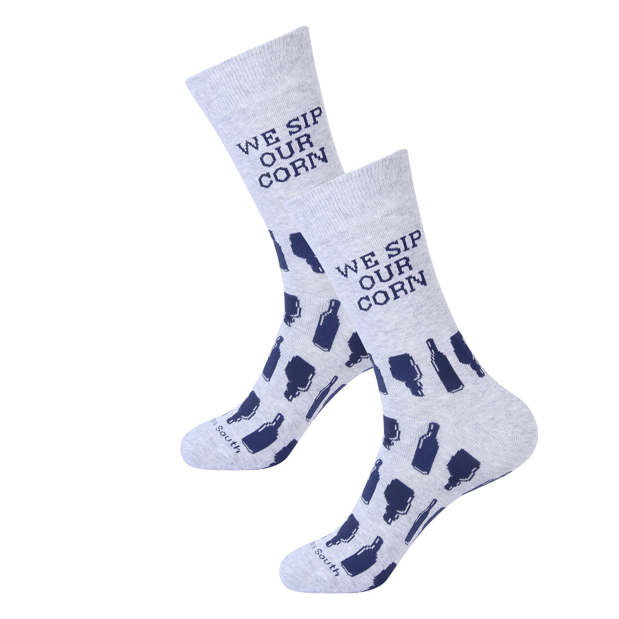 We Sip Our Corn Bourbon Socks