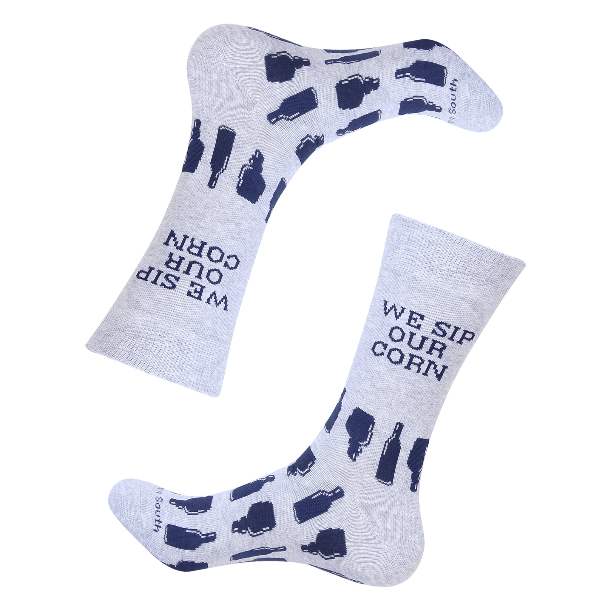 We Sip Our Corn Bourbon Socks