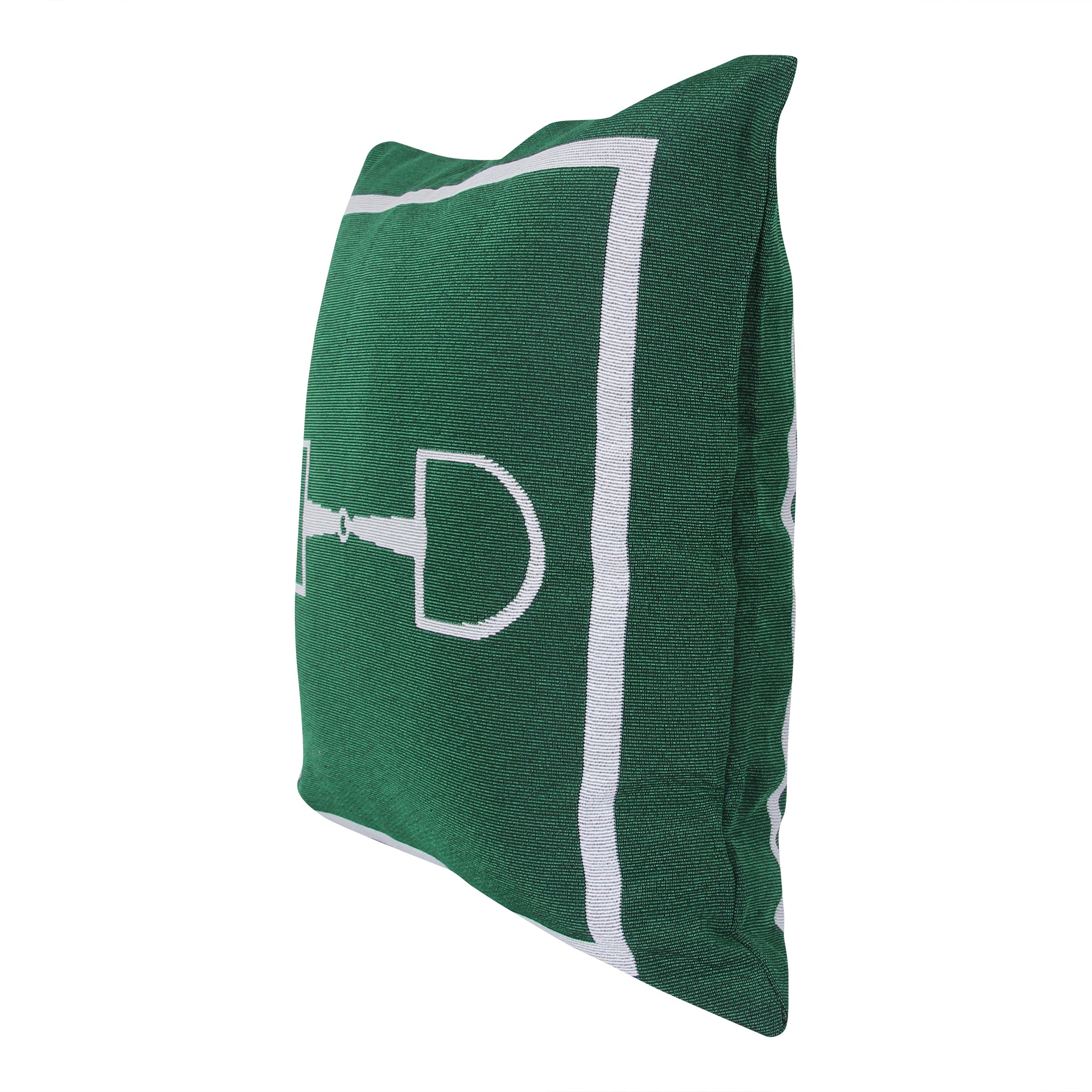 Green Horse Bit Pillow - Barrel Down South