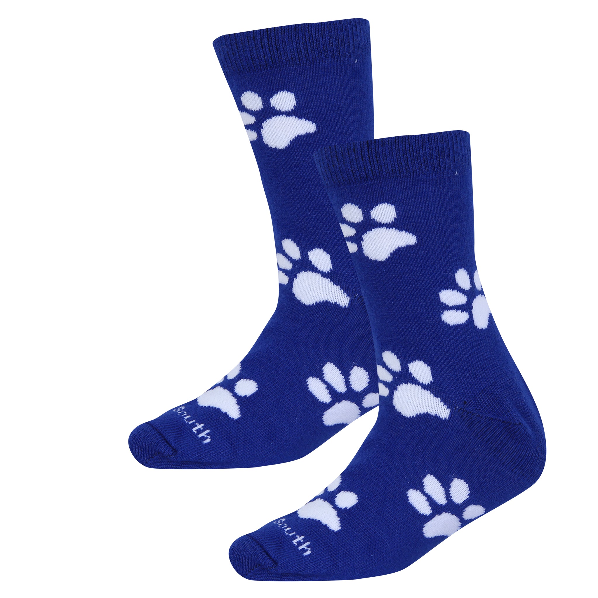 Kids Blue Wildcat Paw Socks - Barrel Down South