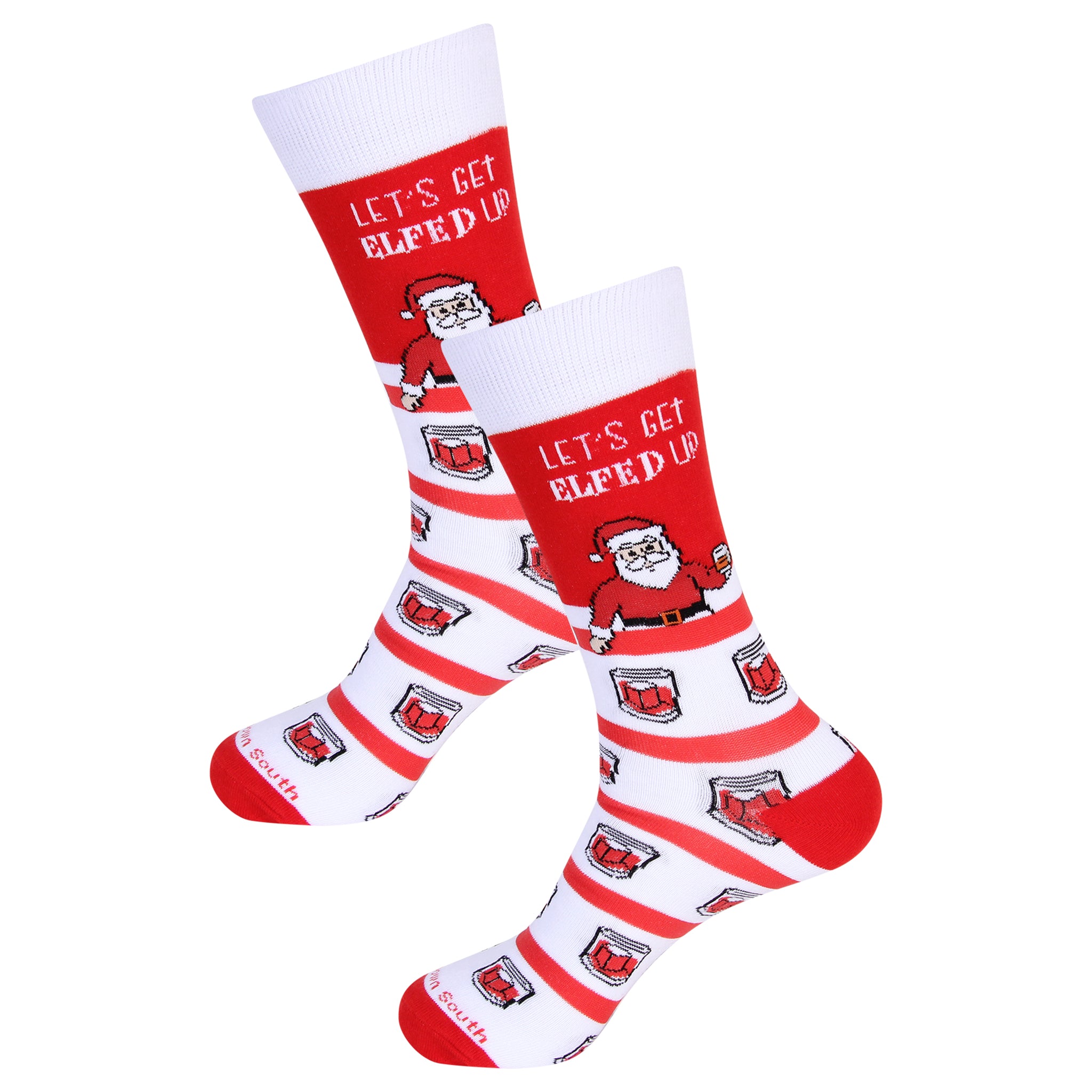 Let's Get Elfed Up Christmas Socks - Barrel Down South