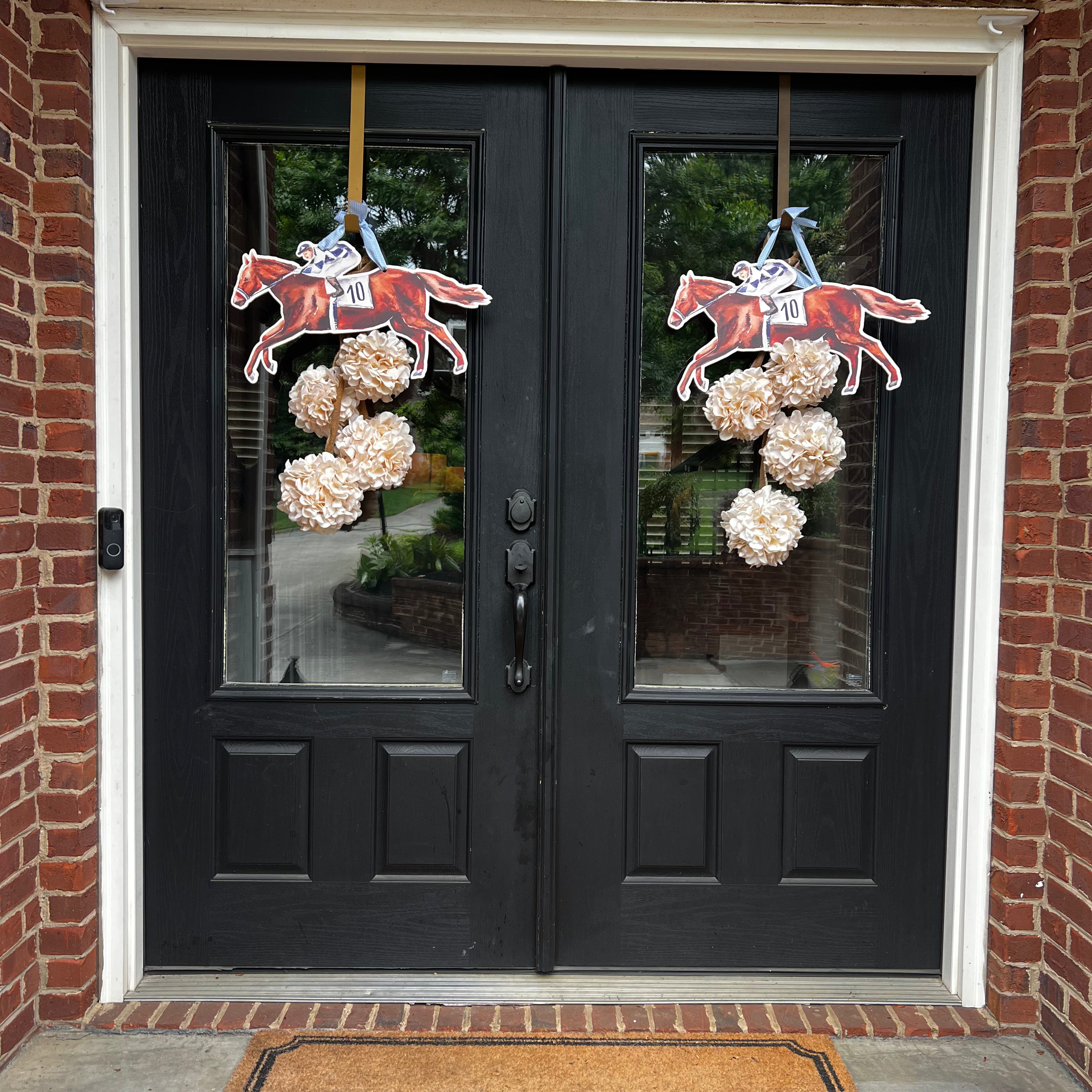 Running Horse Door Hanger - Barrel Down South