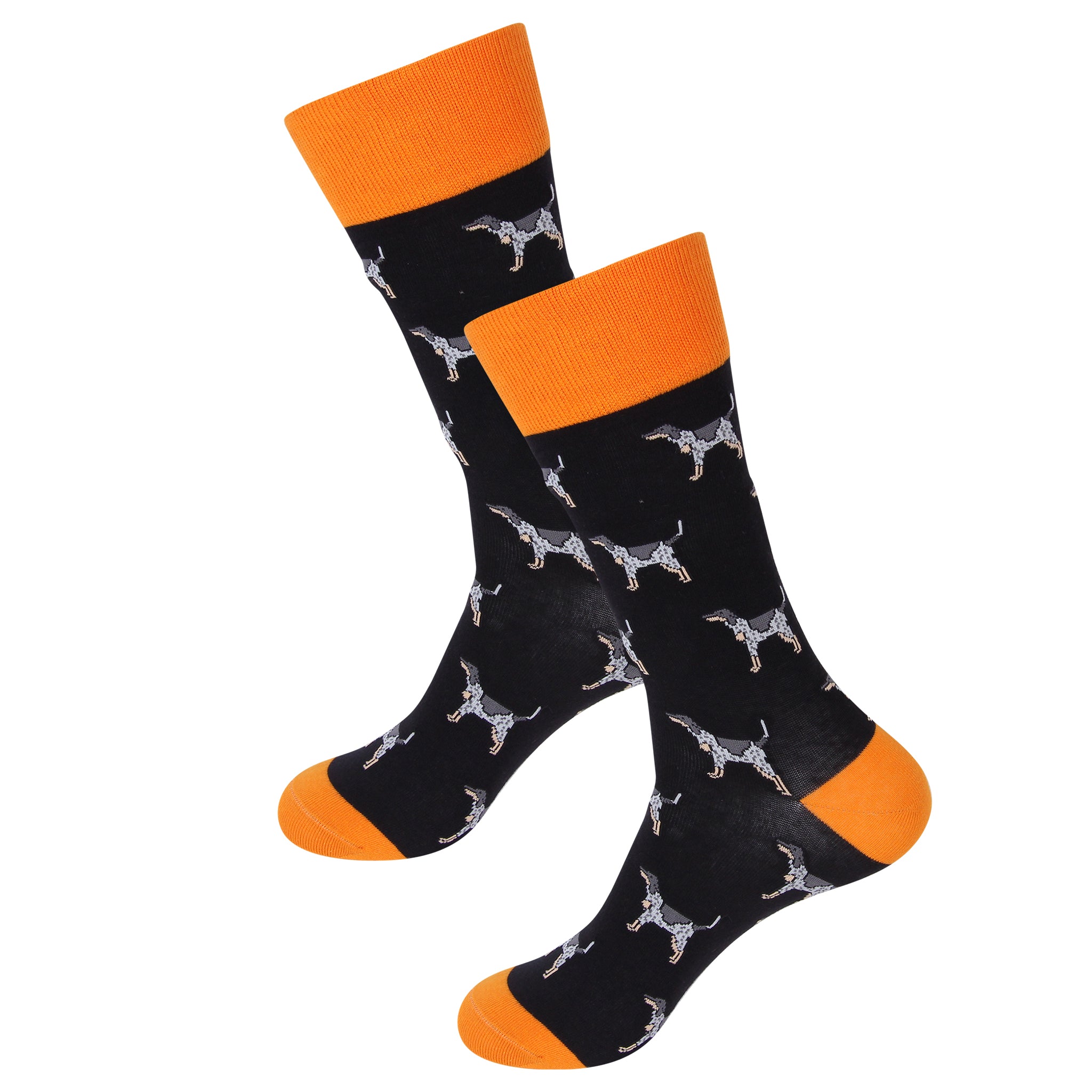 Coonhound Dog Black Socks - Barrel Down South