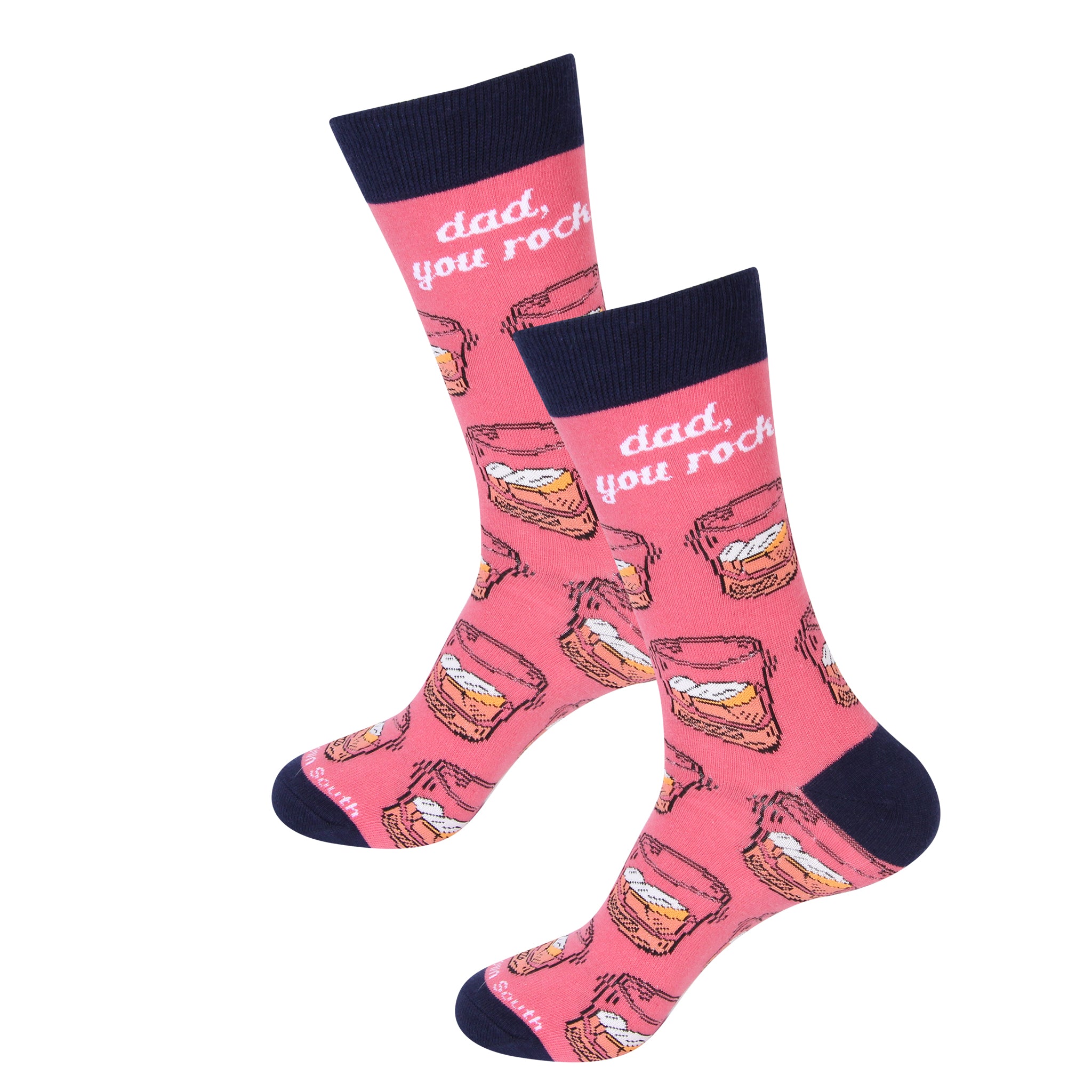 Dad You Rock Bourbon Socks - Barrel Down South