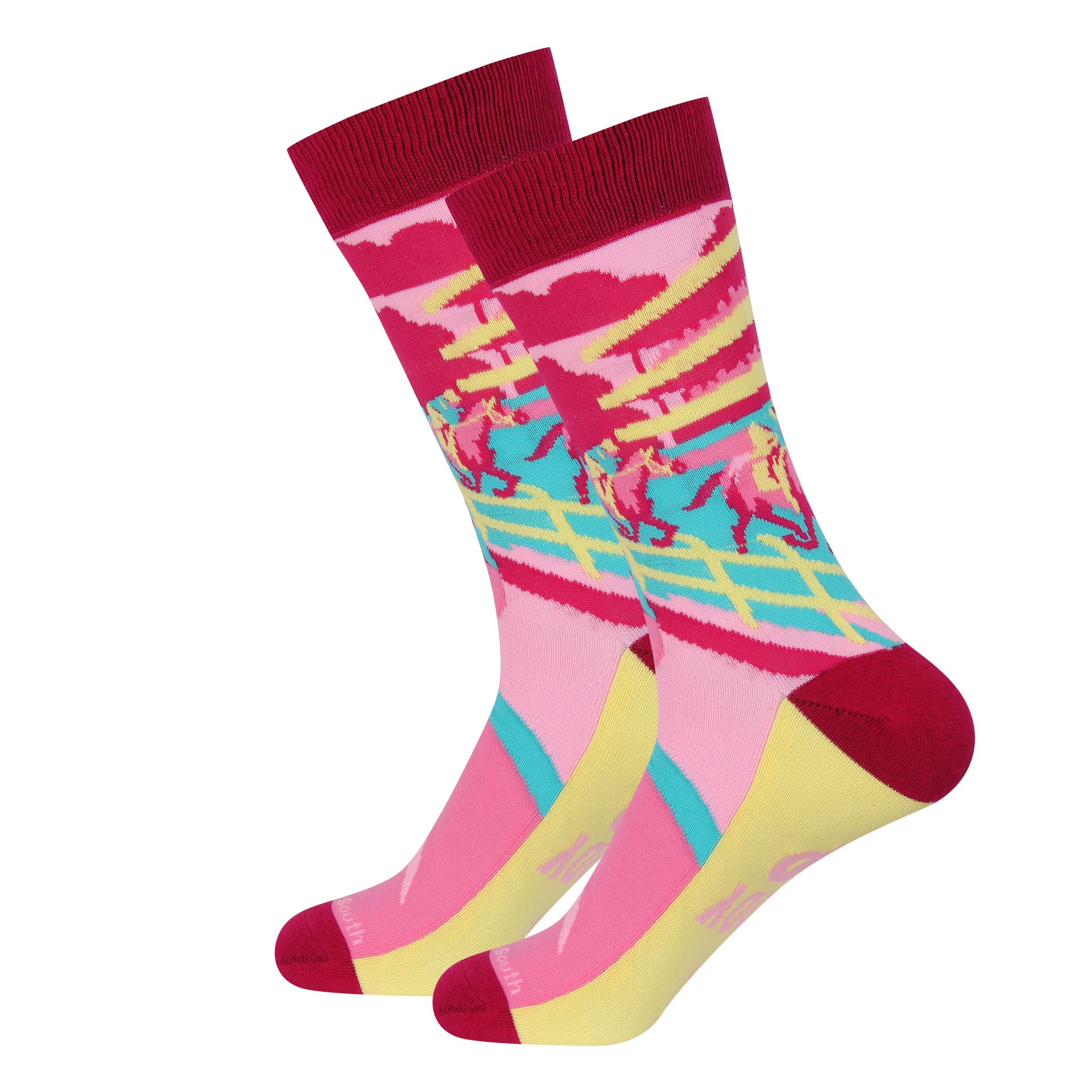 Giddy Up Derby Socks - Barrel Down South