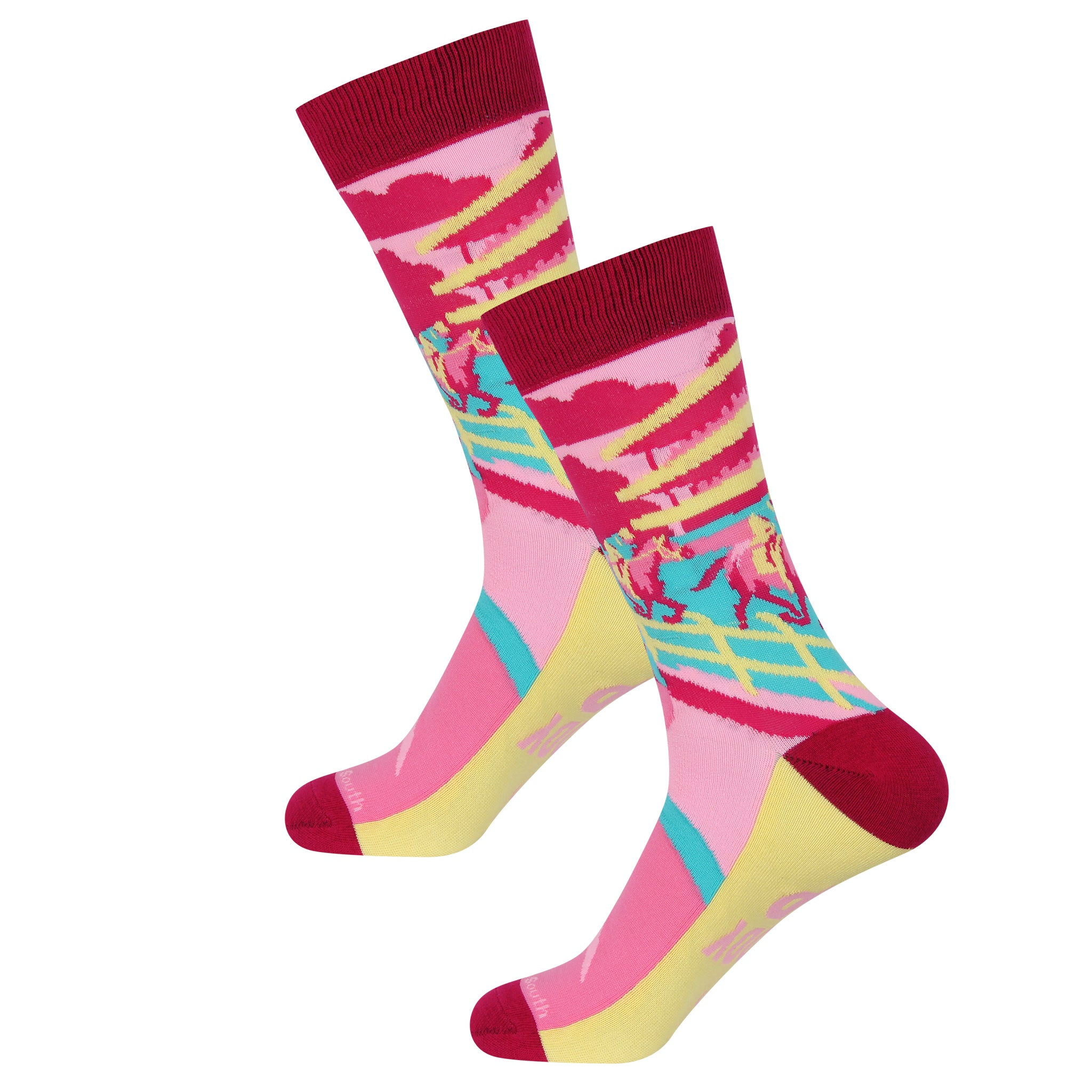 Giddy Up Derby Socks - Barrel Down South