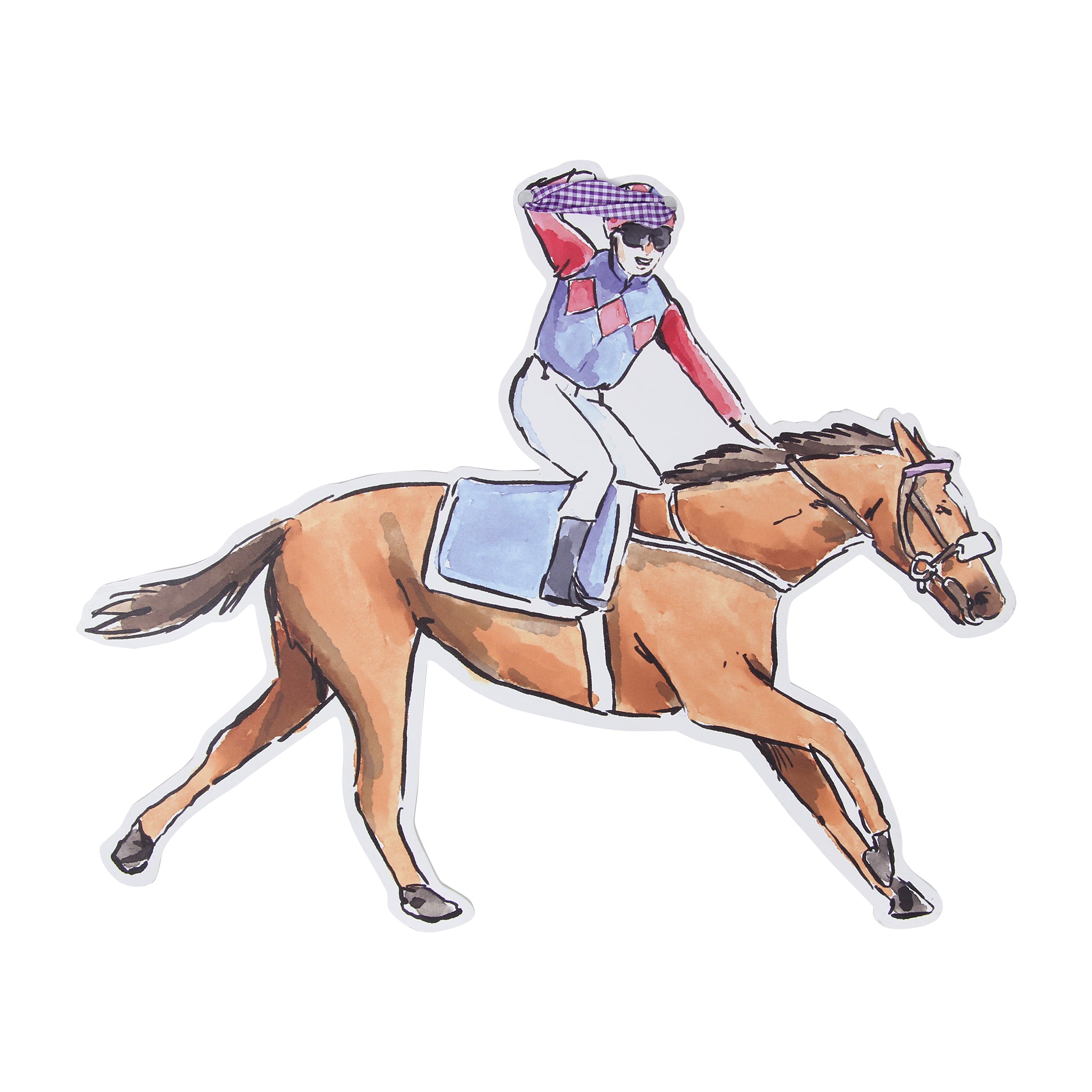 Fist Pump Jockey Door Hanger - Barrel Down South