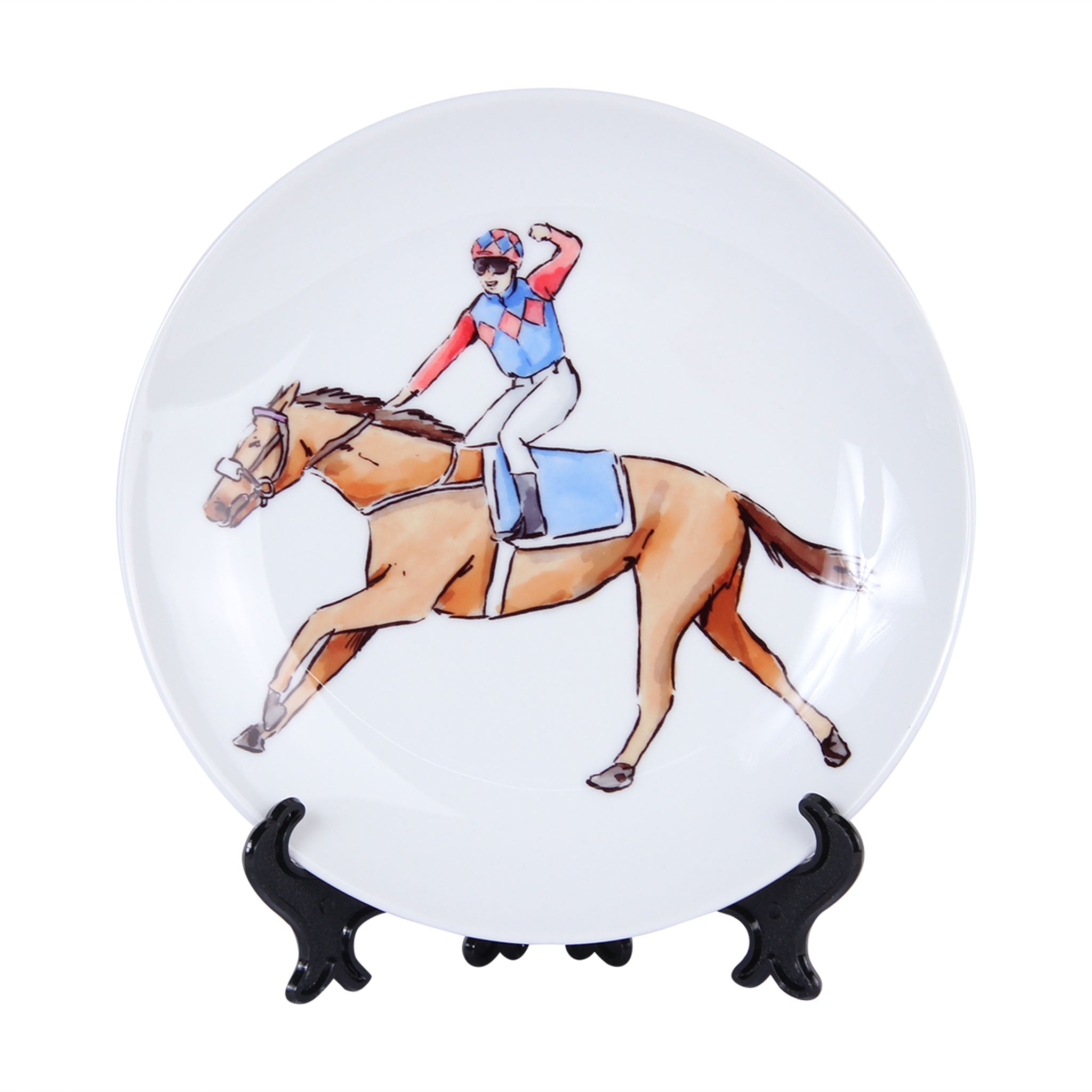 First Pump Horse Racing Plate - Barrel Down South