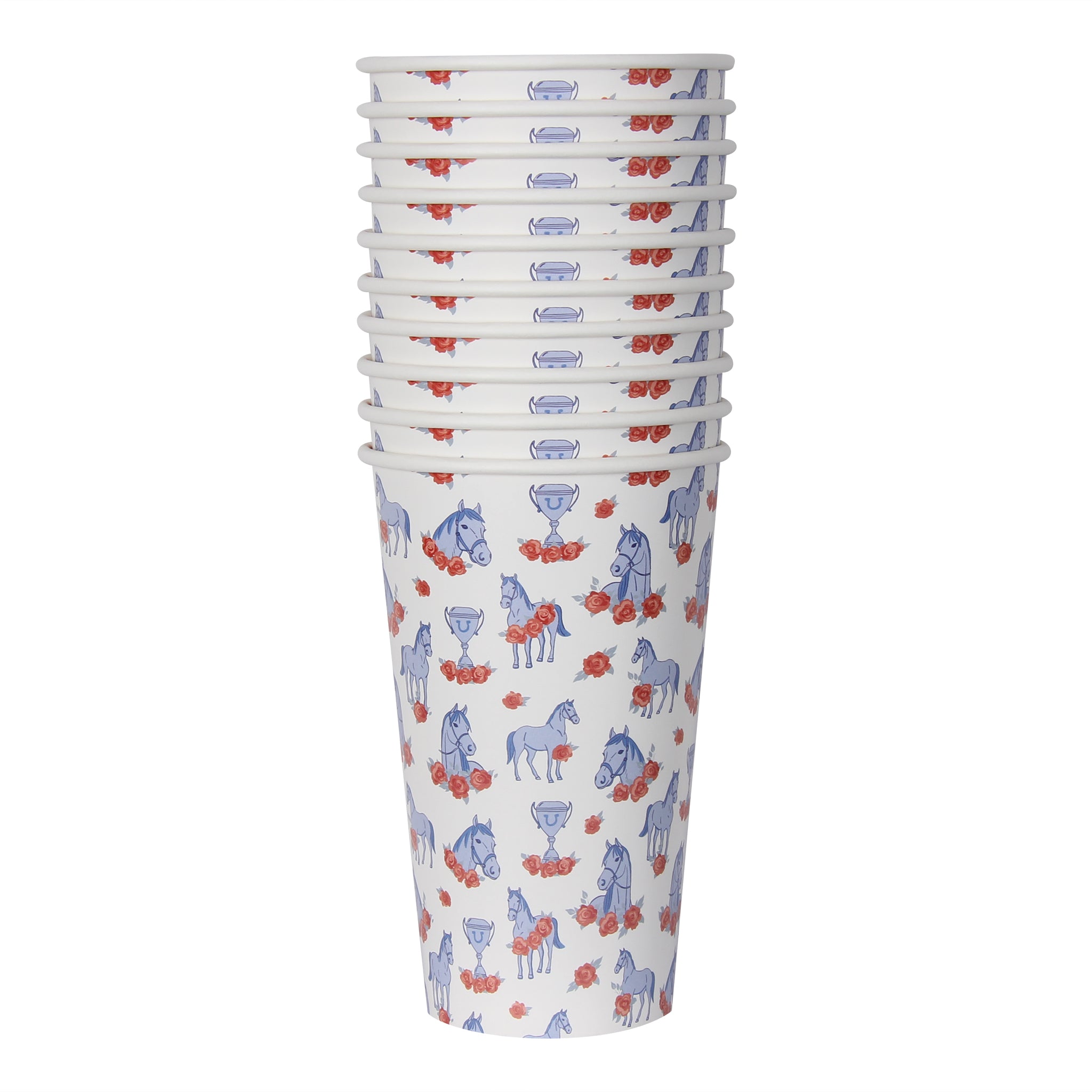 Horse and Roses Paper Cups - Barrel Down South