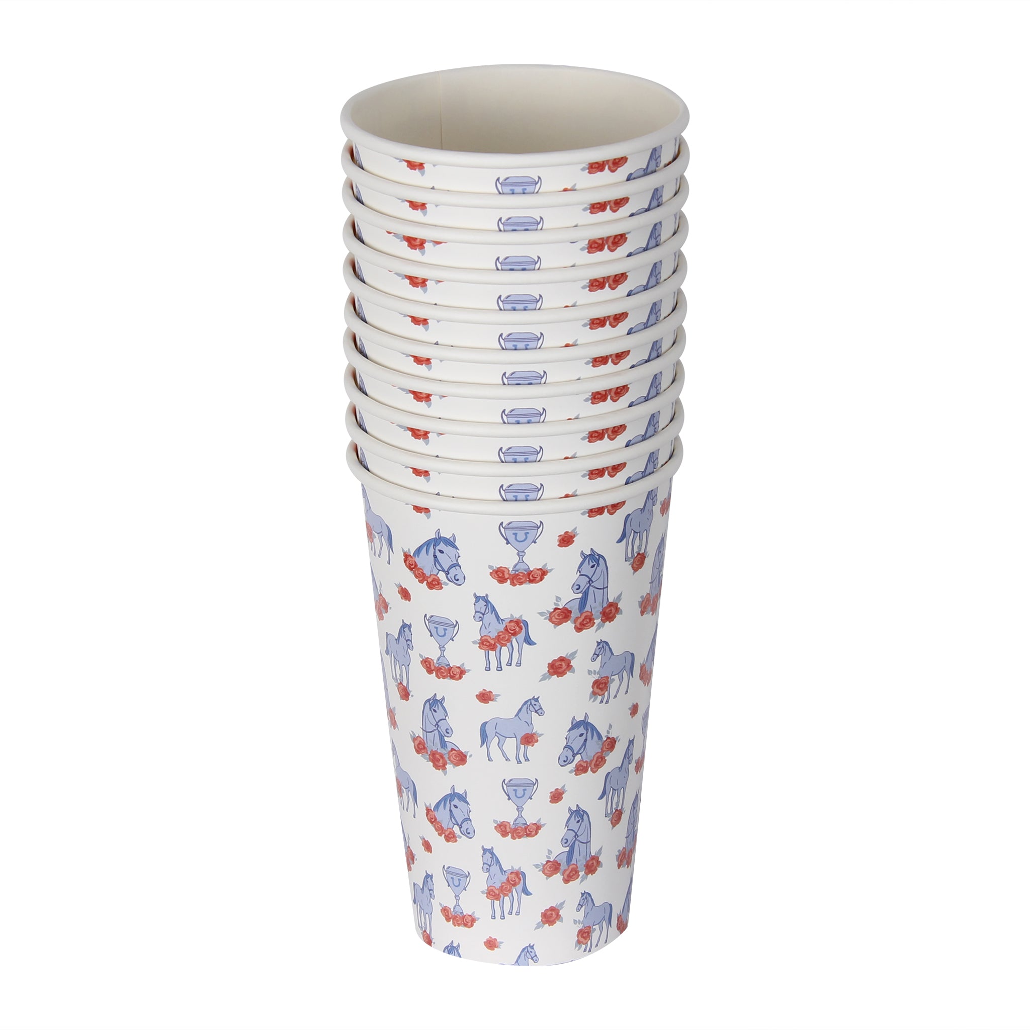 Horse and Roses Paper Cups - Barrel Down South