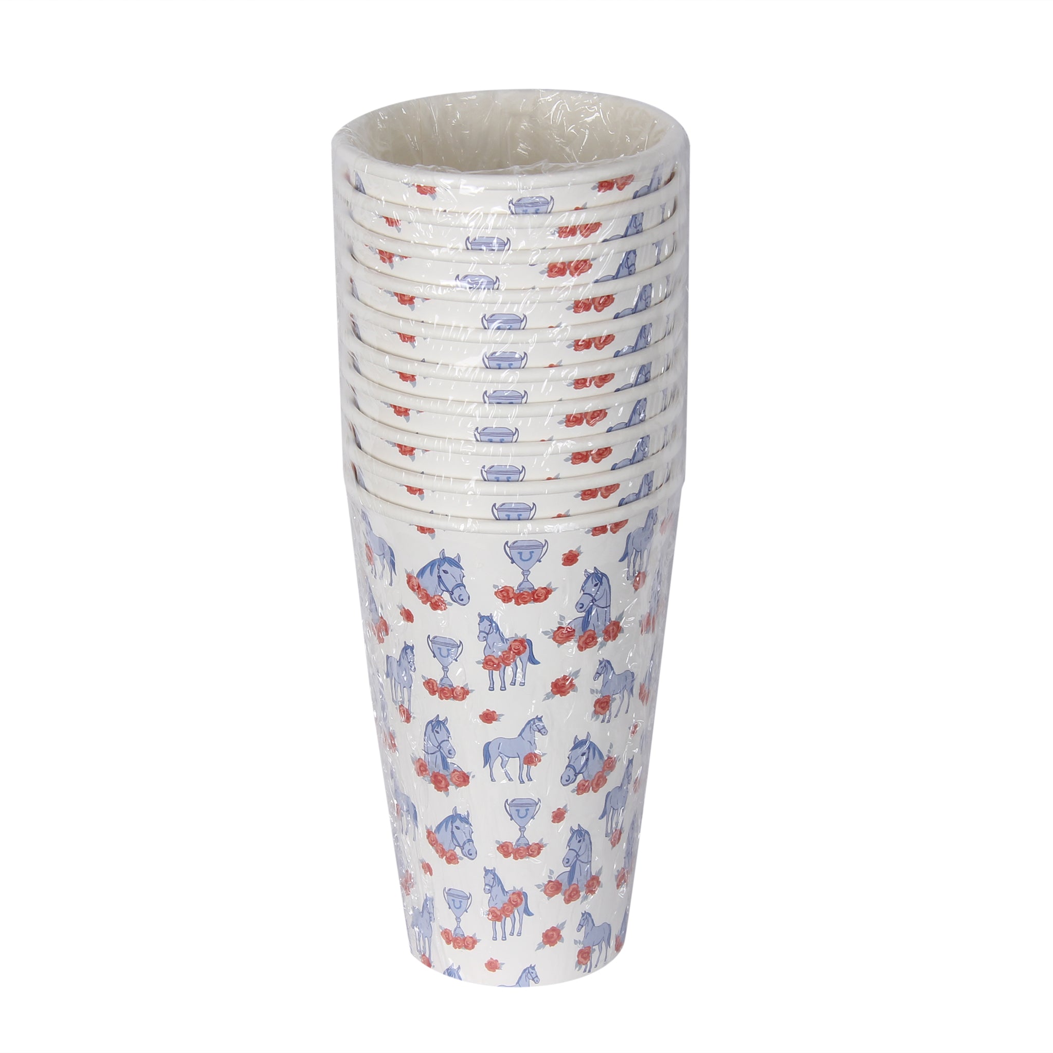 Horse and Roses Paper Cups - Barrel Down South