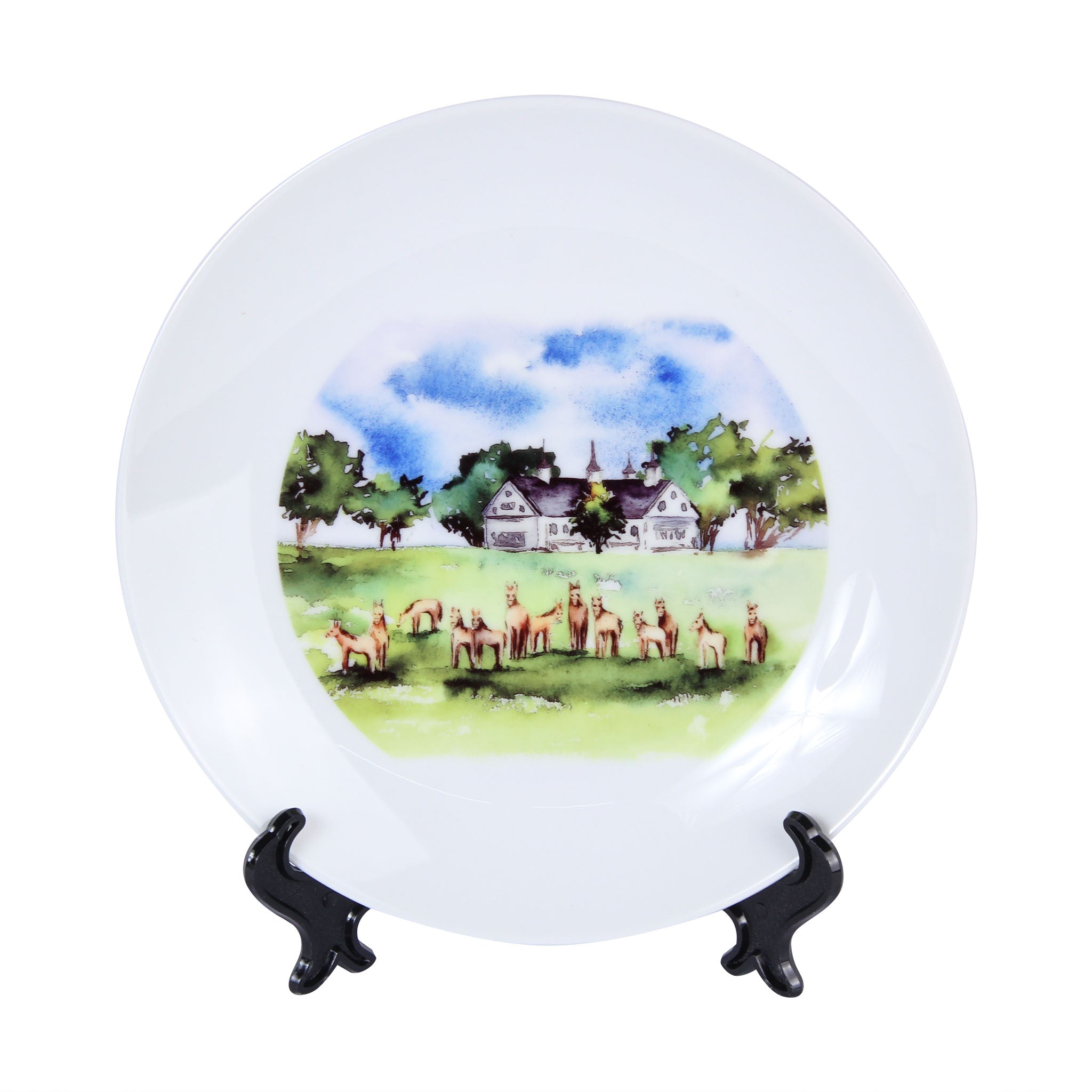 Horse Farm Plate - Barrel Down South