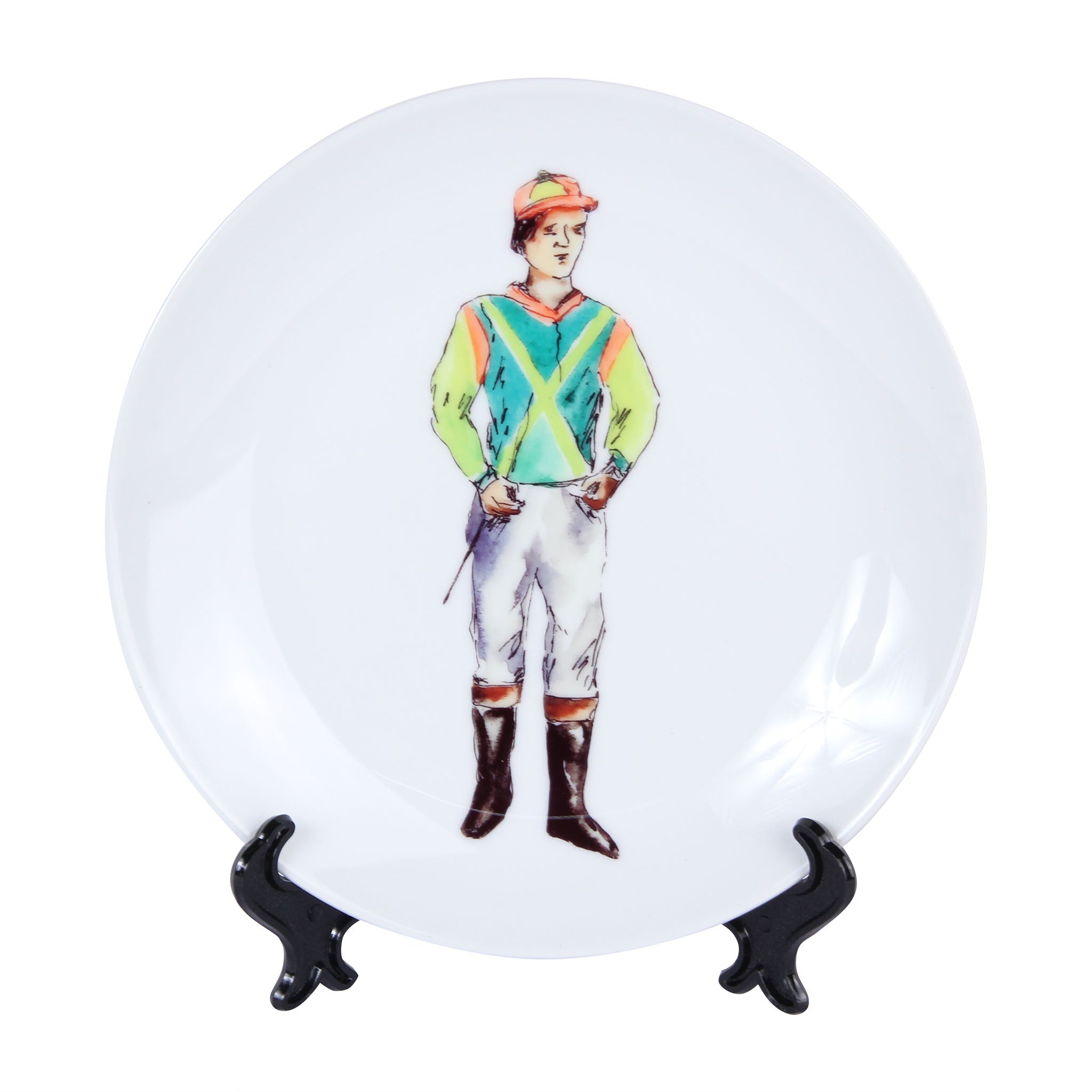 Standing Multi Color Jockey Plate - Barrel Down South
