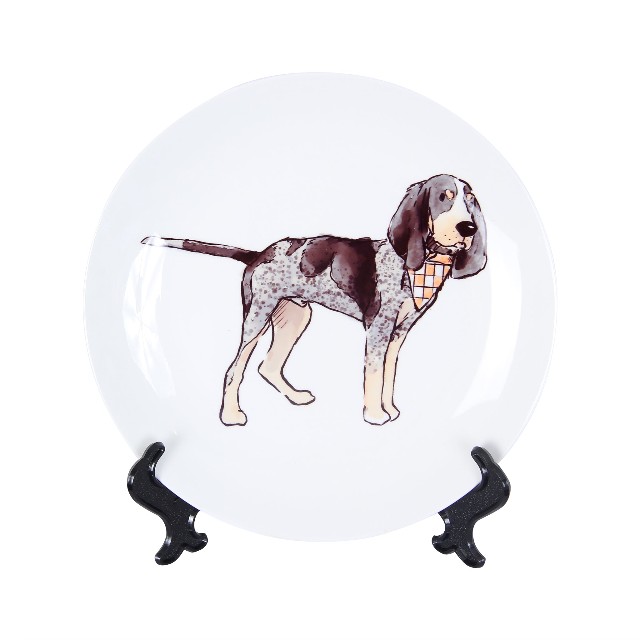 Bluetick Coonhound Plate - Barrel Down South