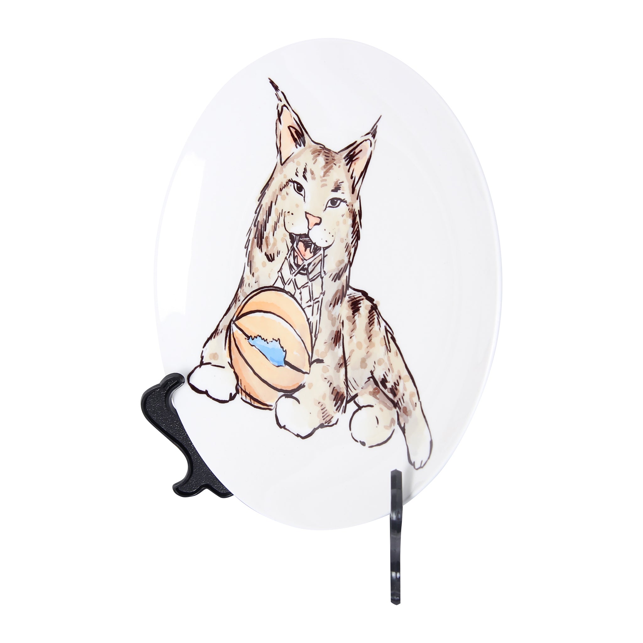 Wildcat with Basketball Plate - Barrel Down South