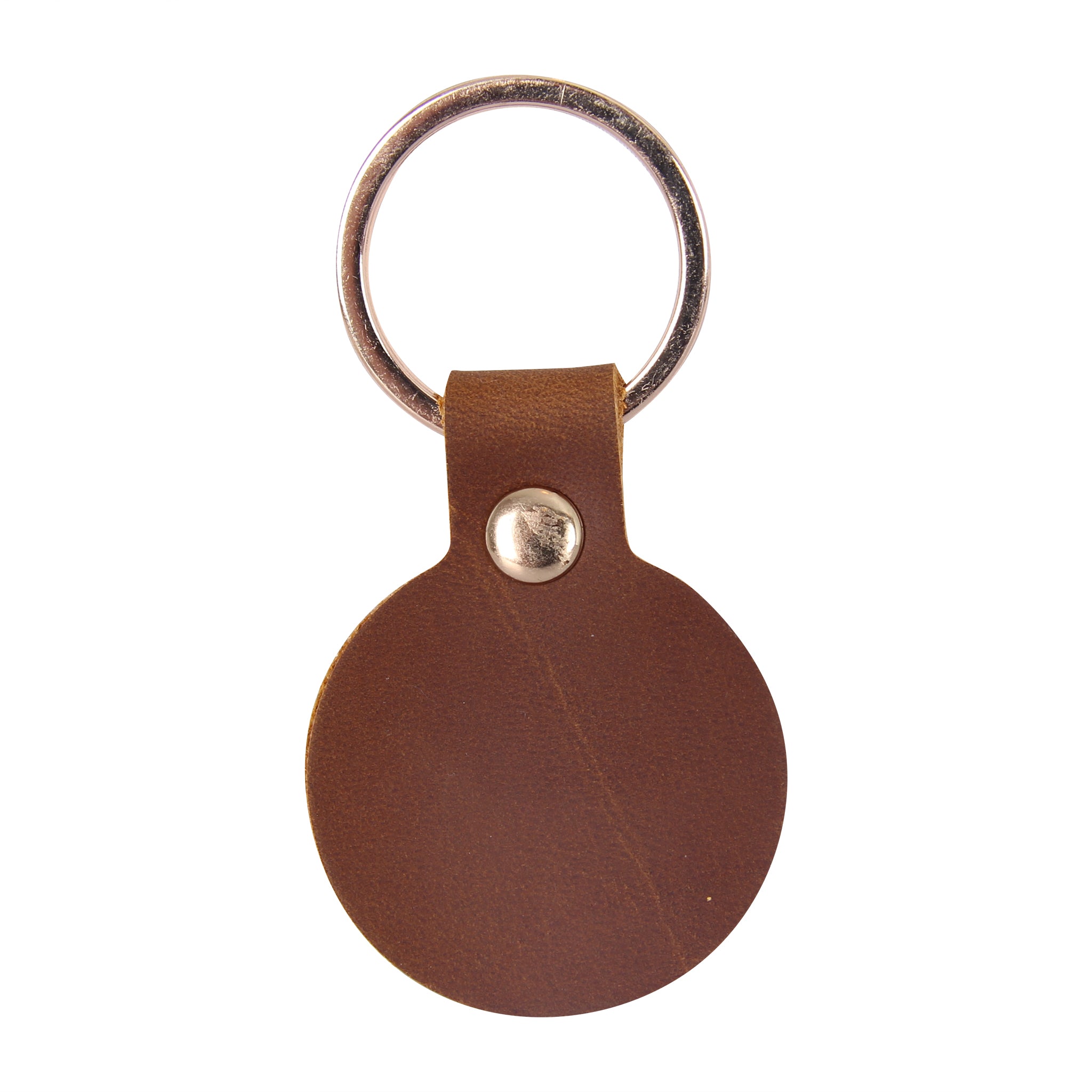 Custom Leather Keychain - Barrel Down South