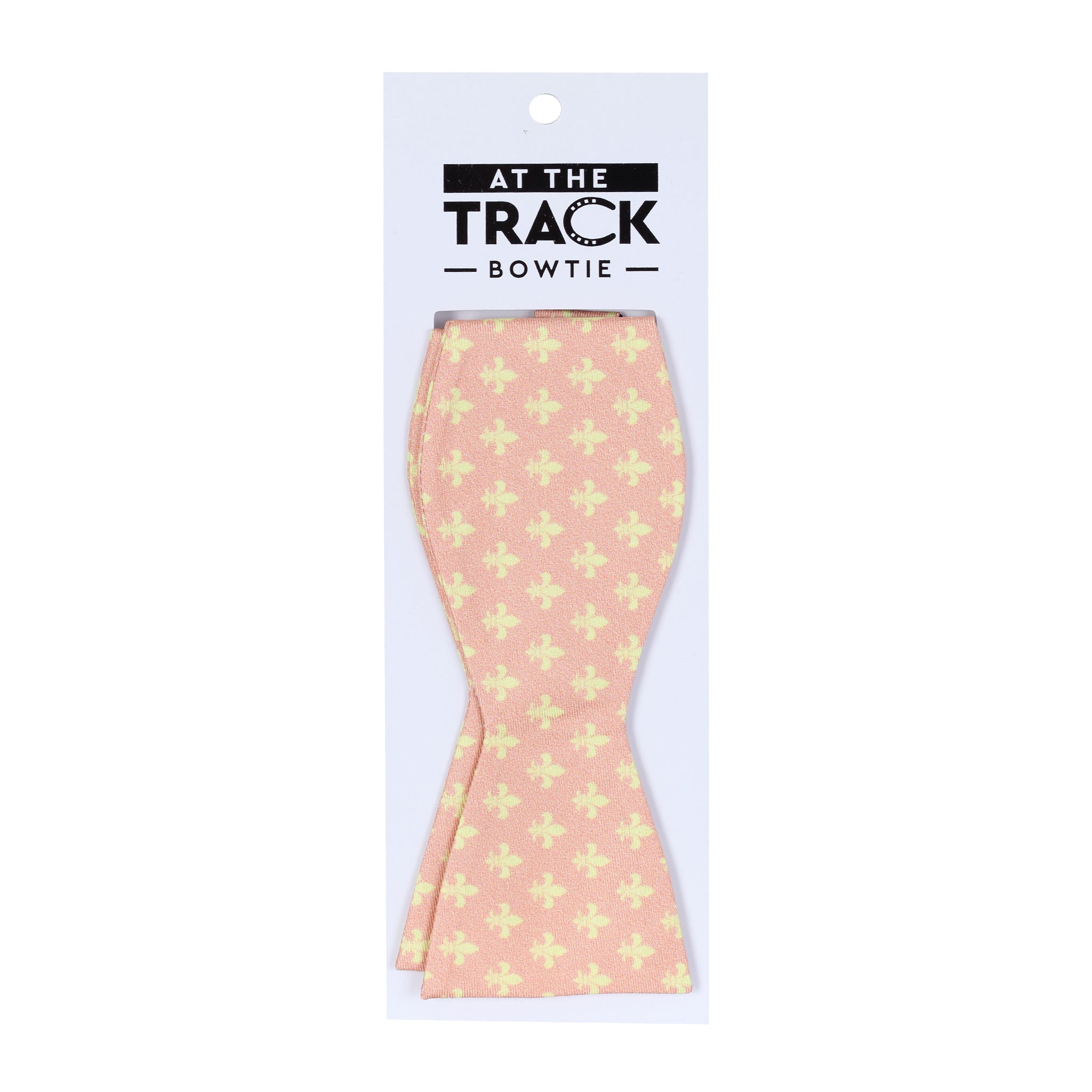 Peach Fleur De Lis Bowtie - Barrel Down South