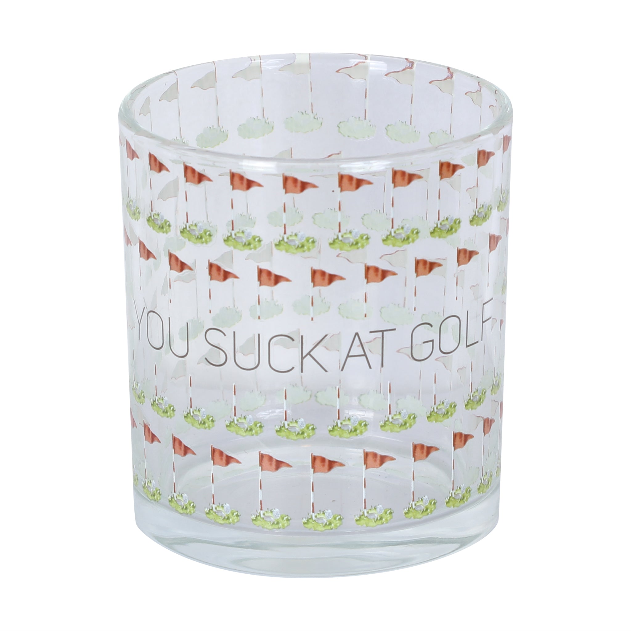 You Suck At Golf Rocks Glass - Barrel Down South