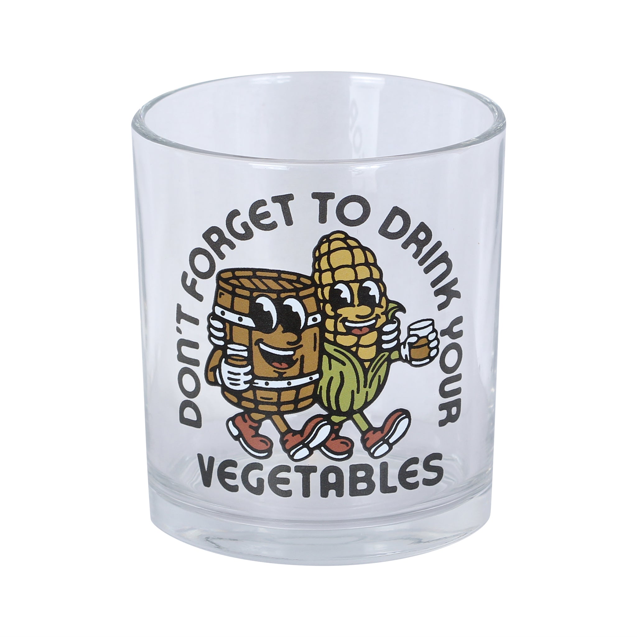 Don't Forget To Drink Your Vegetables Rocks Glass - Barrel Down South