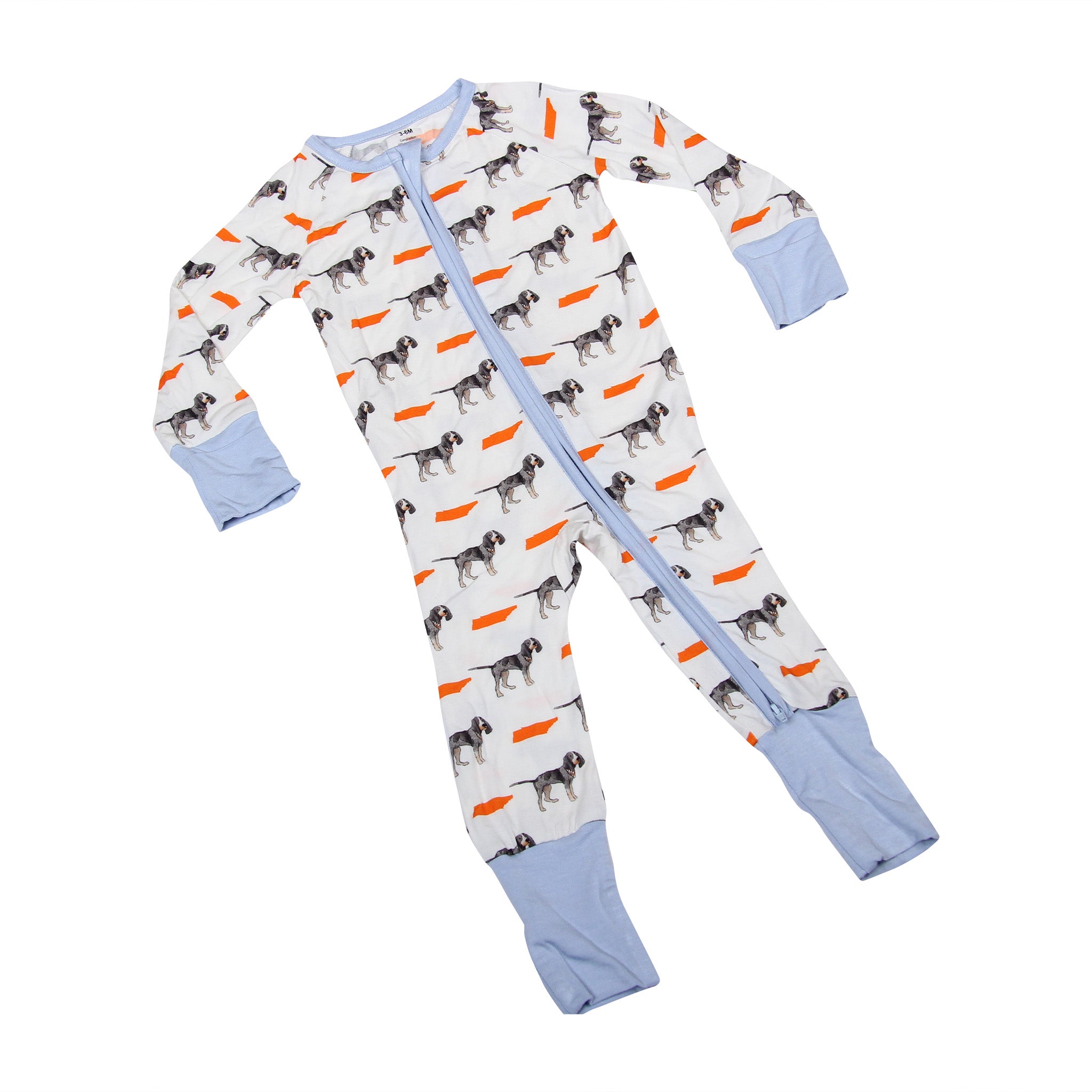 Bluetick Coonhound Tennessee Unisex Kids Pajamas - Barrel Down South